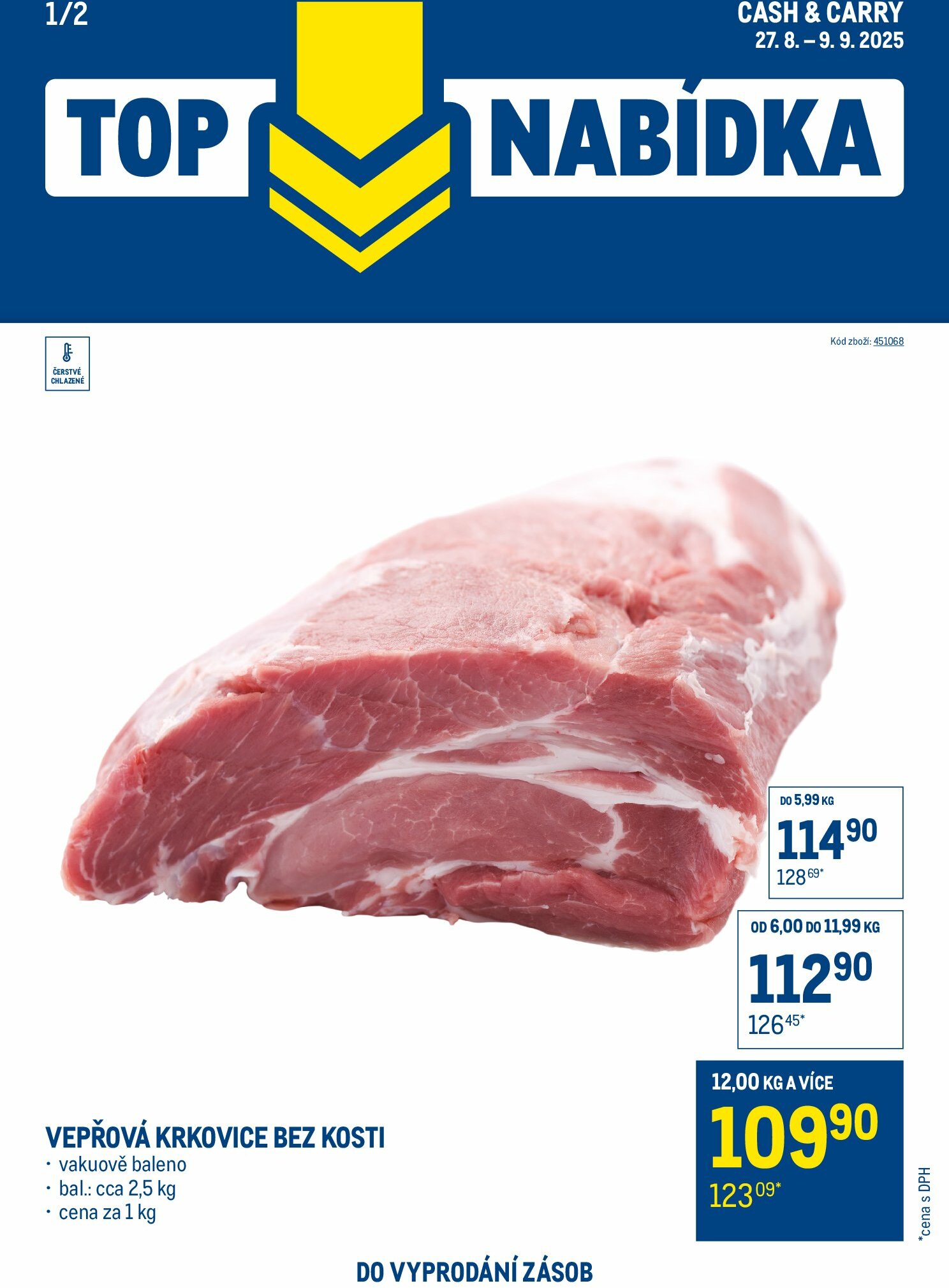 makro - Leták Makro - TOP maso od 27.08. do 09.09.