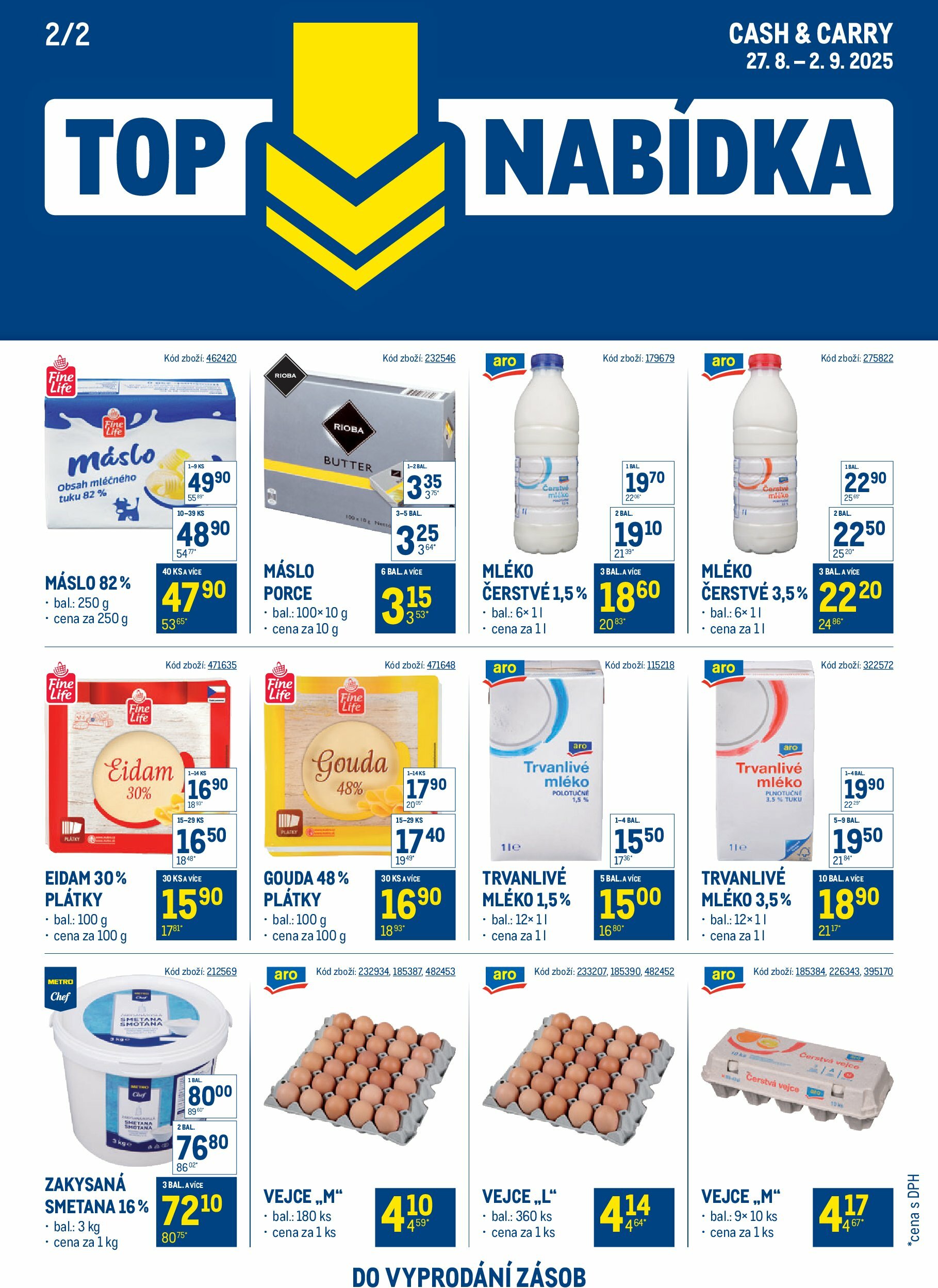 makro - Leták Makro - TOP mléčné výrobky od 27.08. do 09.09. - page: 2
