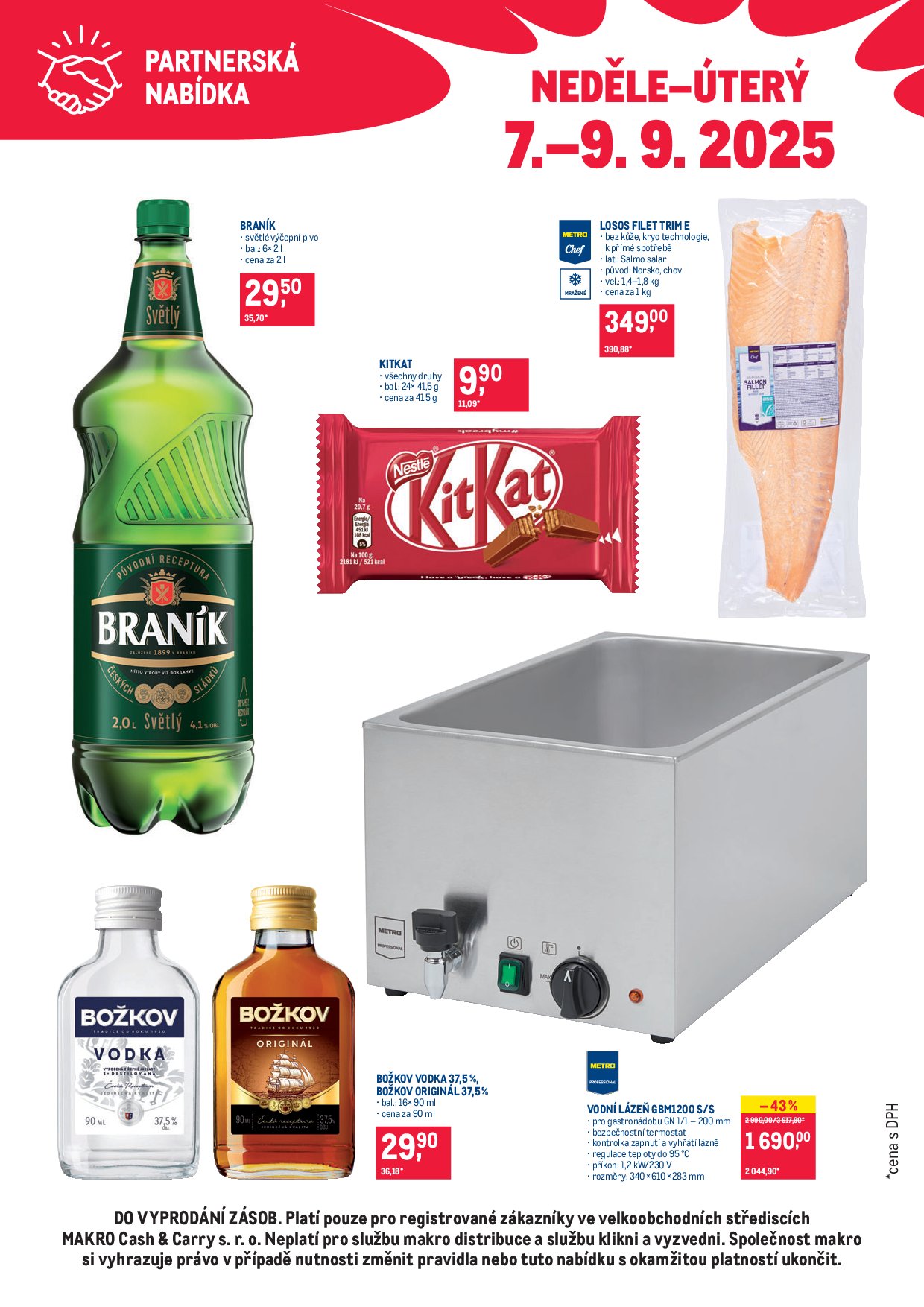 makro - Leták Makro - Partnerská nabídka od 07.09. do 09.09. - page: 1
