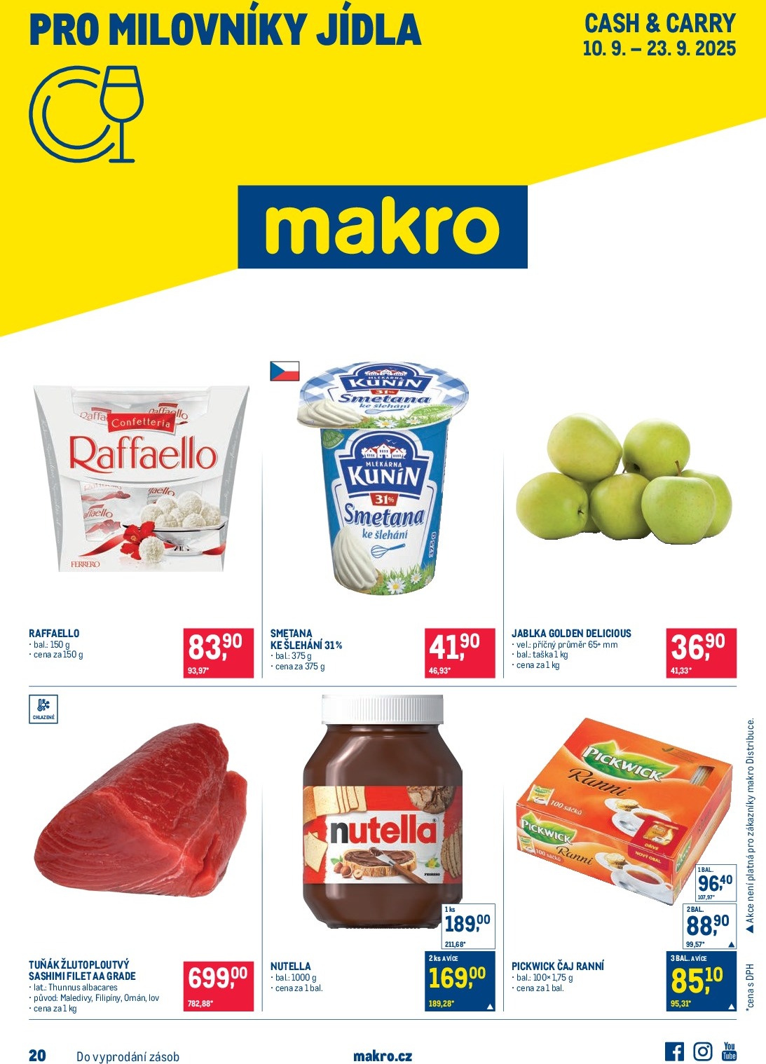 makro - Leták Makro - Pro milovníky jídla od 10.09. do 23.09.