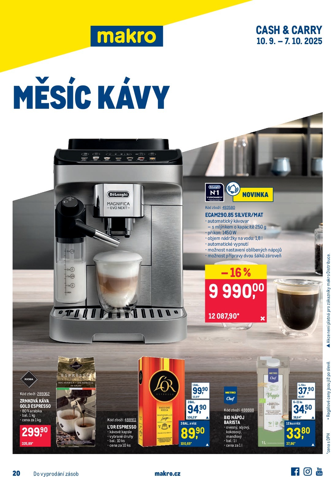 makro - Leták Makro - Měsíc kávy od 10.09. do 07.10.