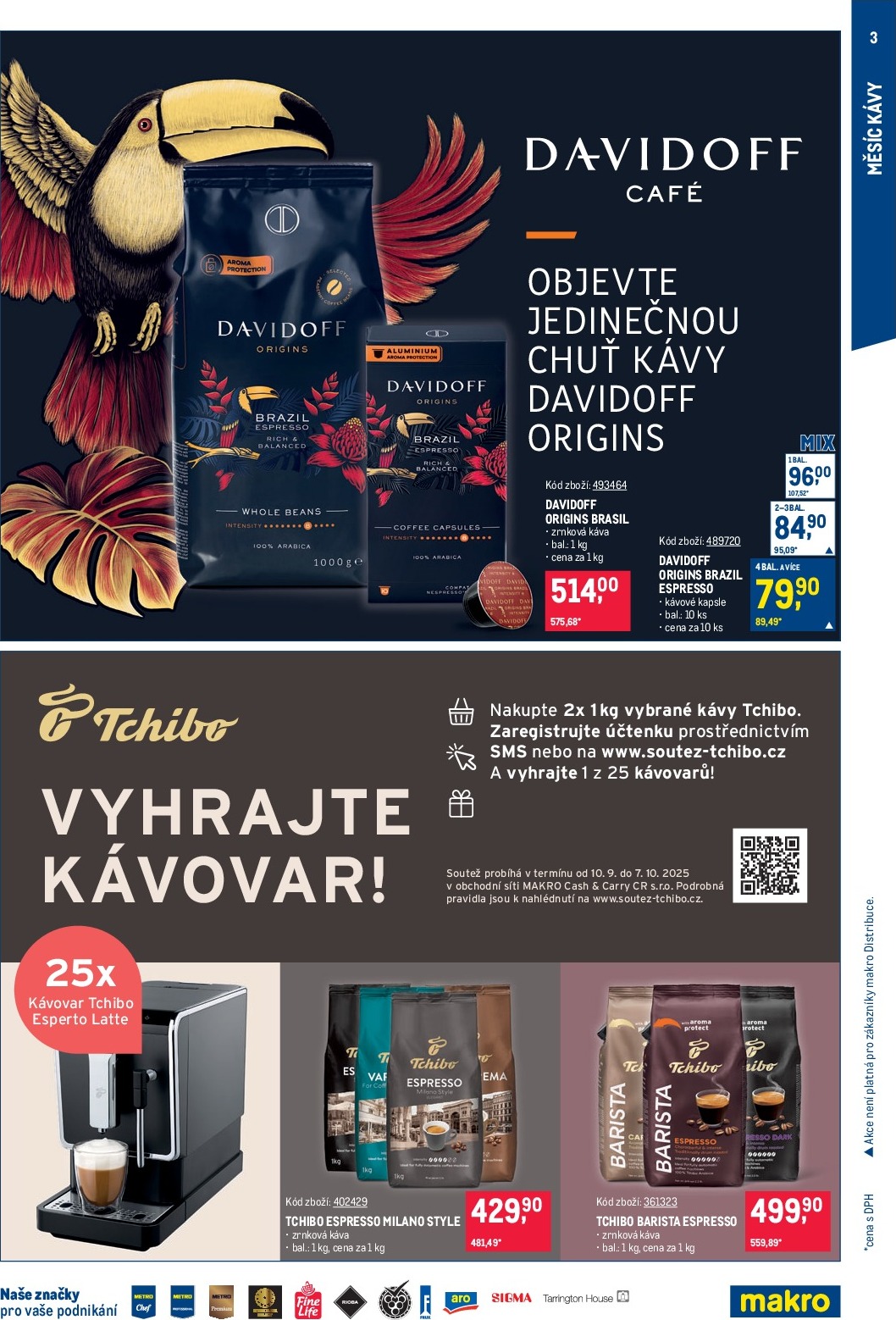 makro - Leták Makro - Měsíc kávy od 10.09. do 07.10. - page: 3