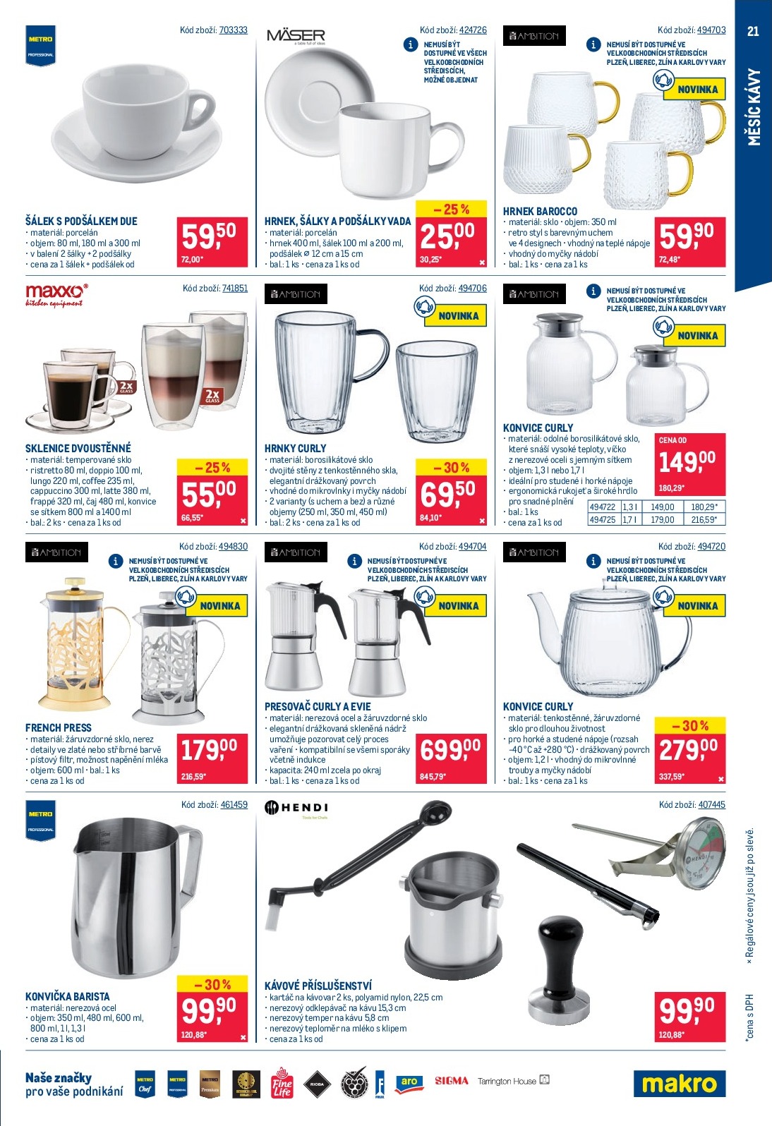 makro - Leták Makro - Měsíc kávy od 10.09. do 07.10. - page: 21
