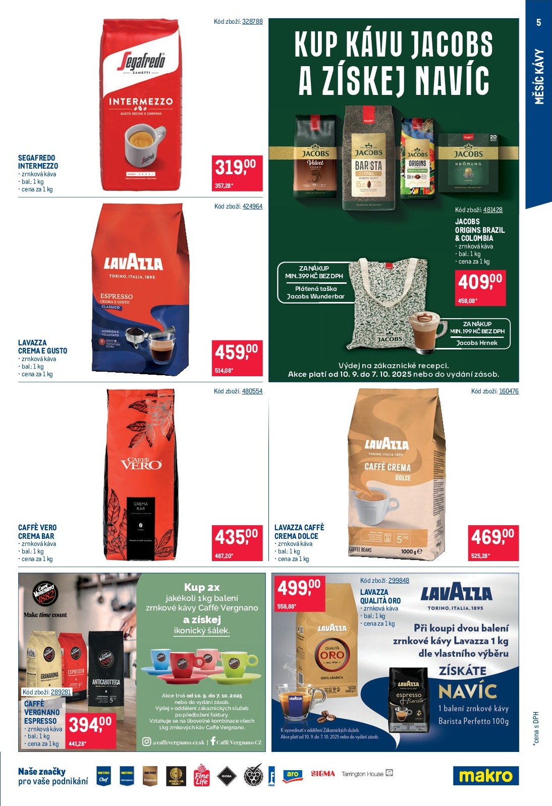 makro - Leták Makro - Měsíc kávy od 10.09. do 07.10. - page: 5