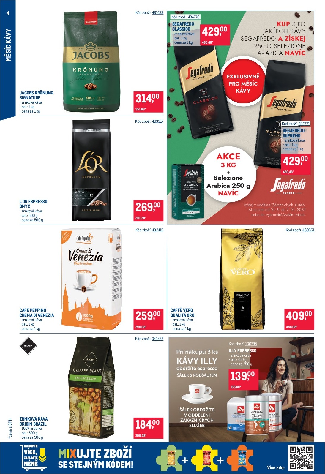makro - Leták Makro - Měsíc kávy od 10.09. do 07.10. - page: 4