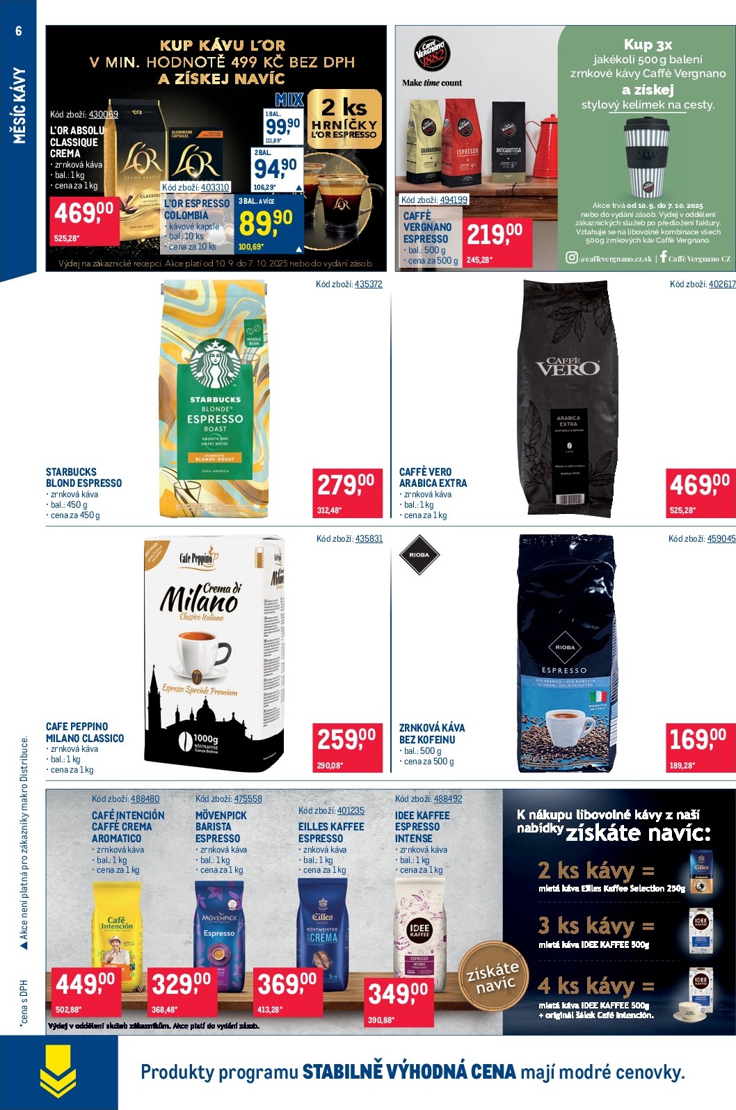 makro - Leták Makro - Měsíc kávy od 10.09. do 07.10. - page: 6