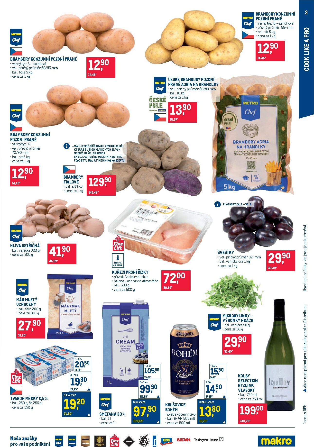 makro - Leták Makro - Pro milovníky jídla od 24.09. do 07.10. - page: 3