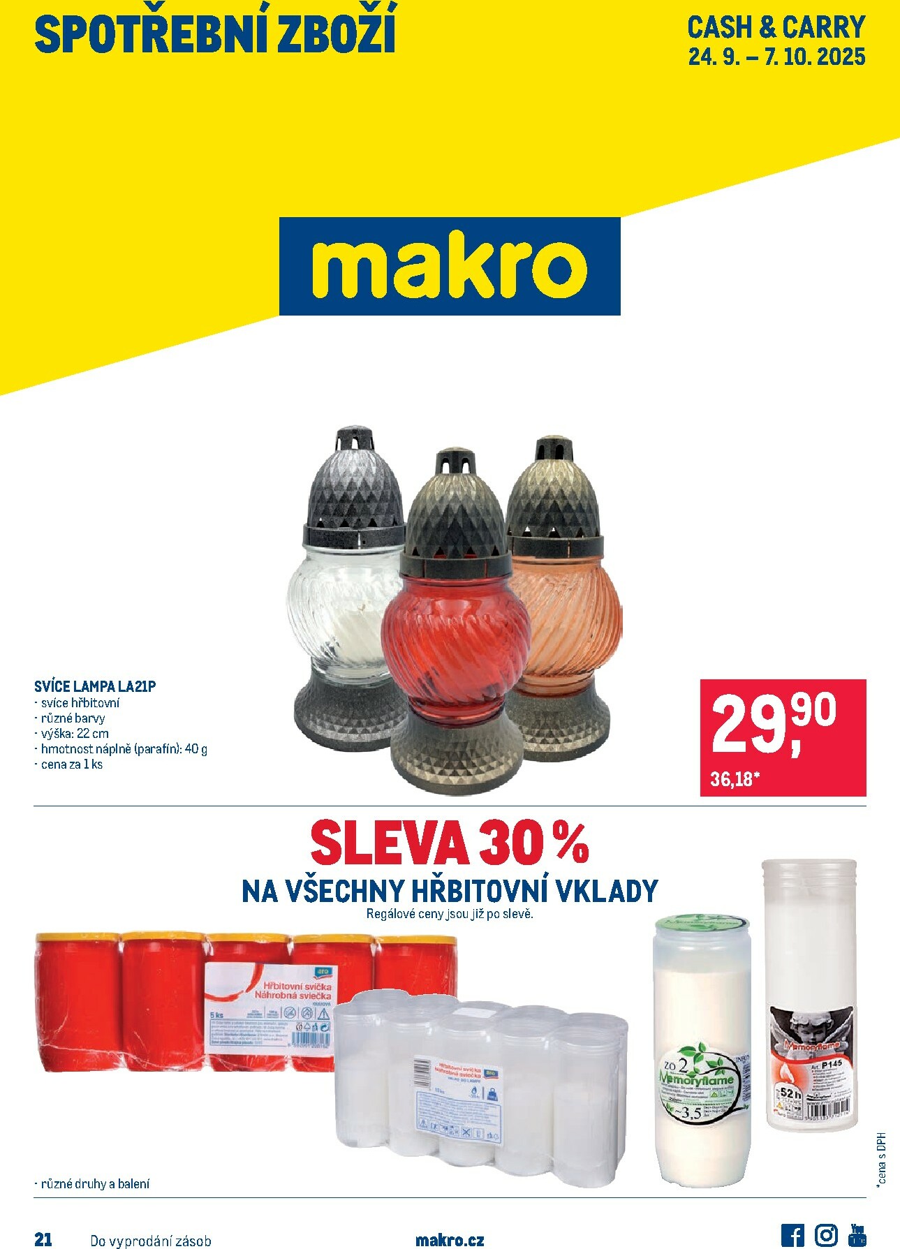 makro - Leták Makro - Spotřební zboží od 24.09. do 07.10.