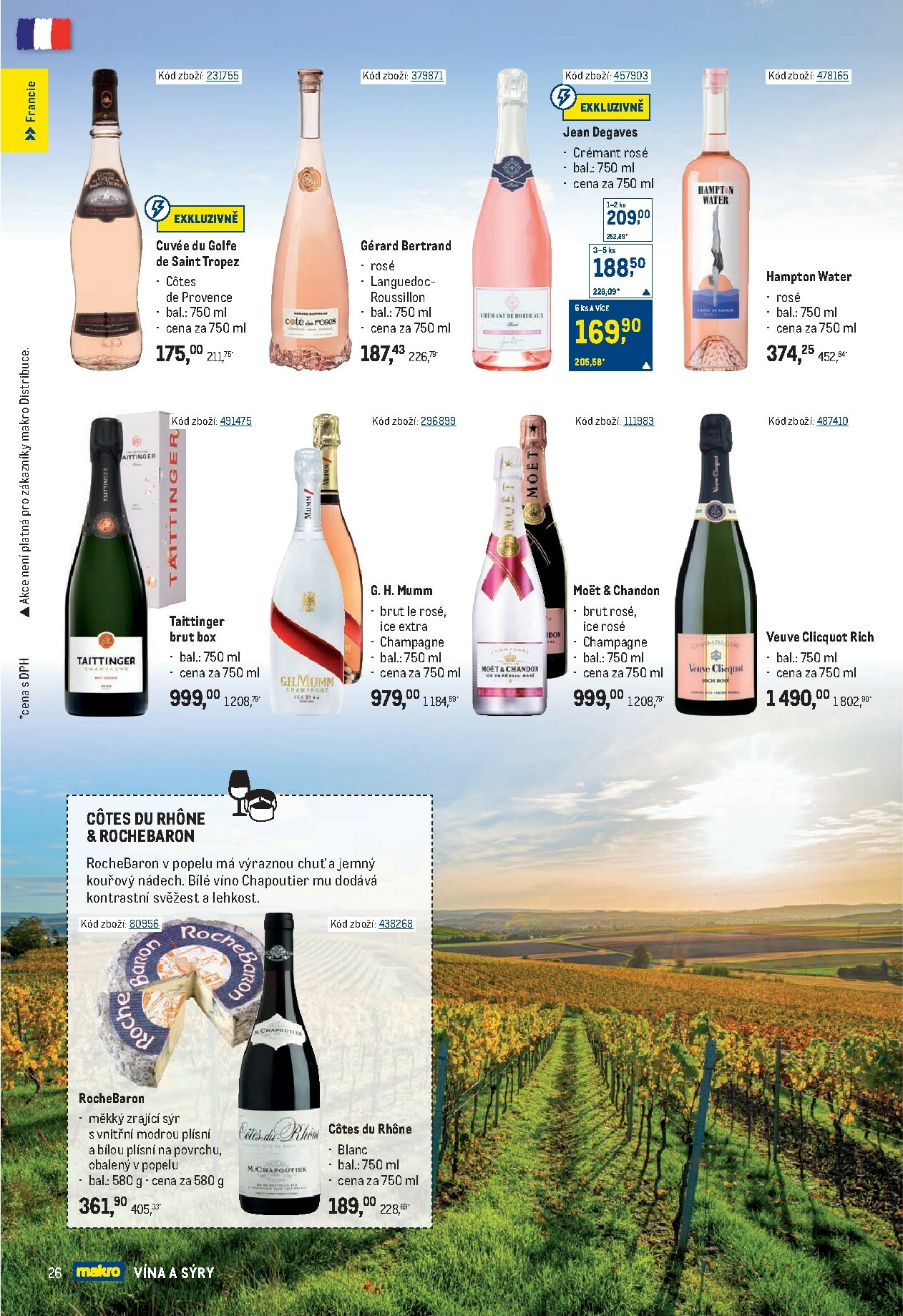 makro - Leták Makro - Vína a sýry od 24.09. do 21.10. - page: 26