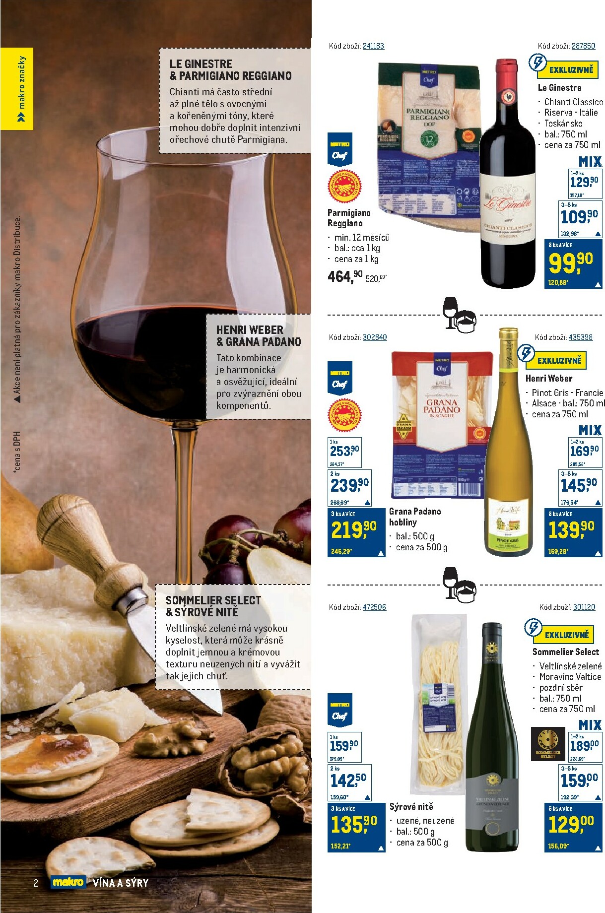 makro - Leták Makro - Vína a sýry od 24.09. do 21.10. - page: 2
