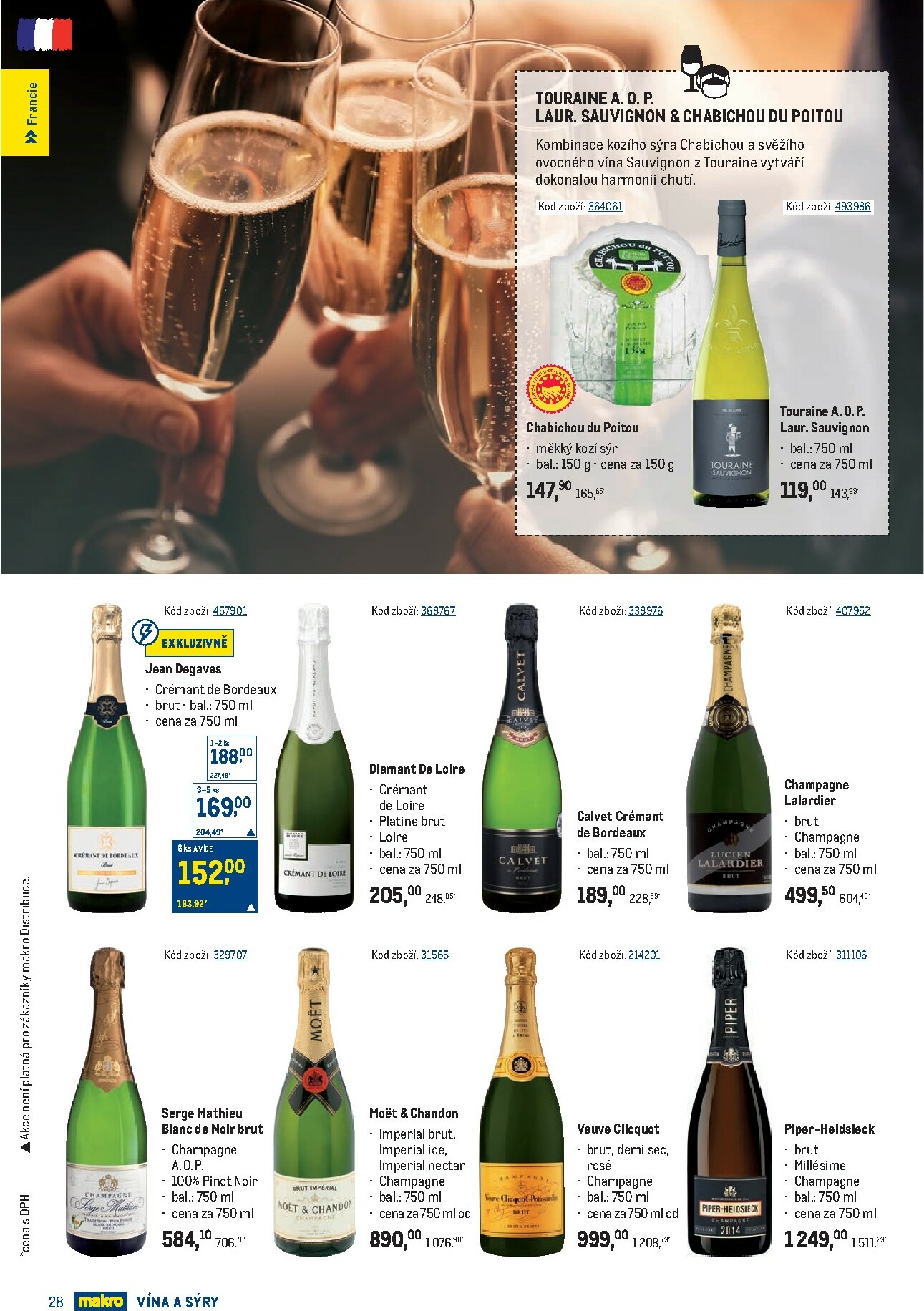 makro - Leták Makro - Vína a sýry od 24.09. do 21.10. - page: 28