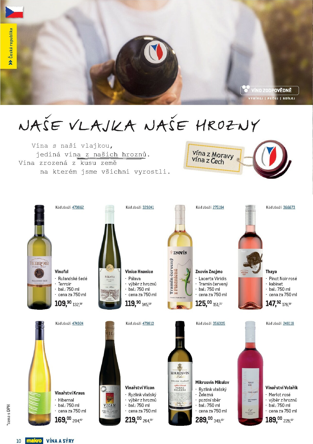 makro - Leták Makro - Vína a sýry od 24.09. do 21.10. - page: 10