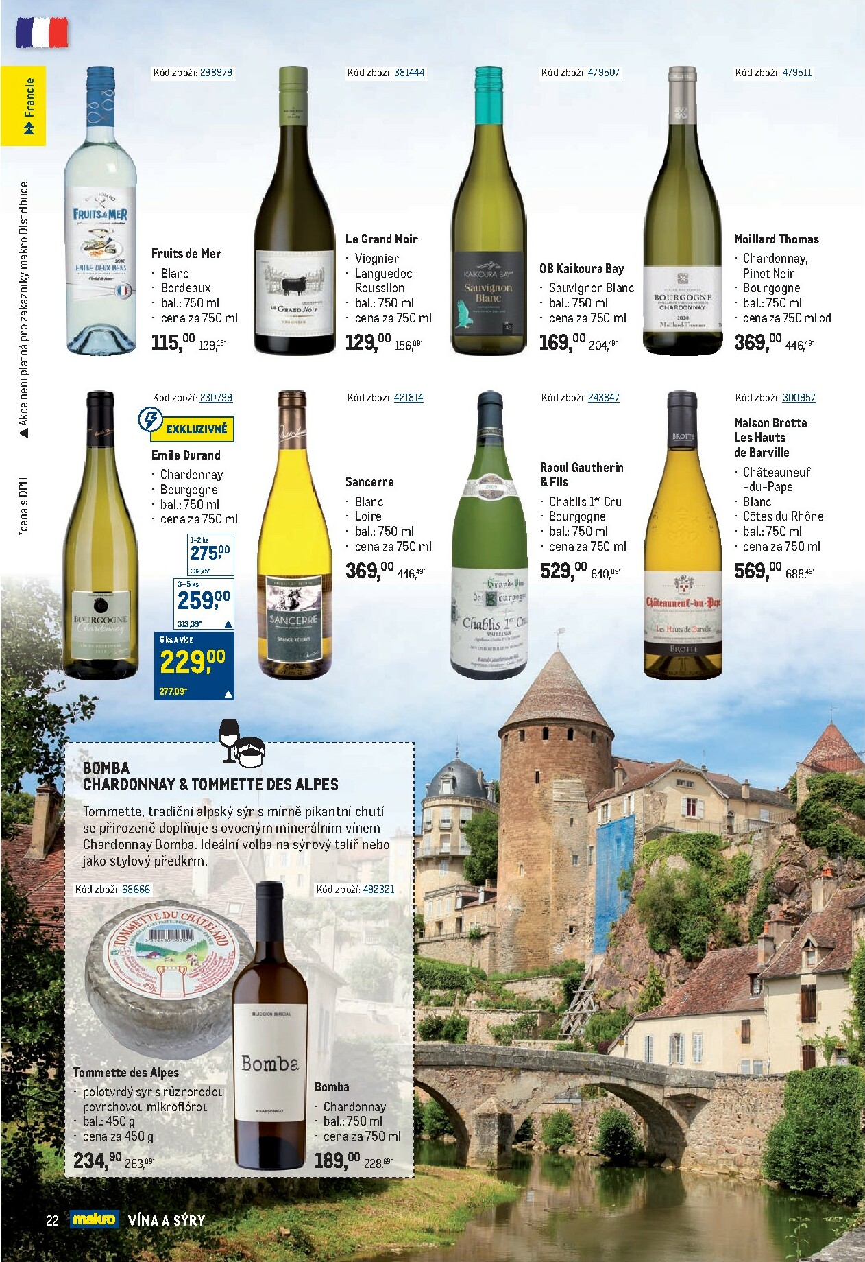 makro - Leták Makro - Vína a sýry od 24.09. do 21.10. - page: 22