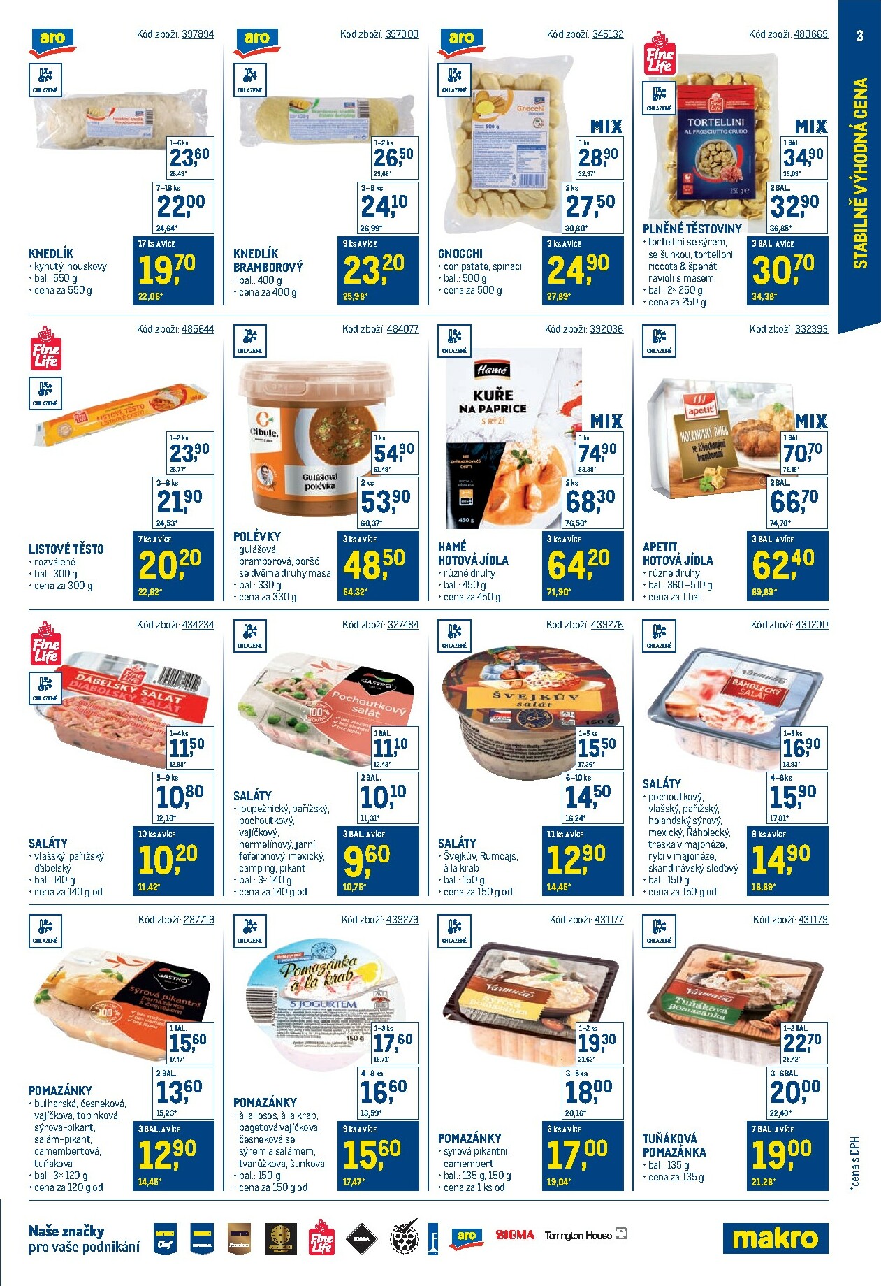 makro - Leták Makro - Stabilně výhodná cena - maloobchod od 24.09. do 18.11. - page: 3