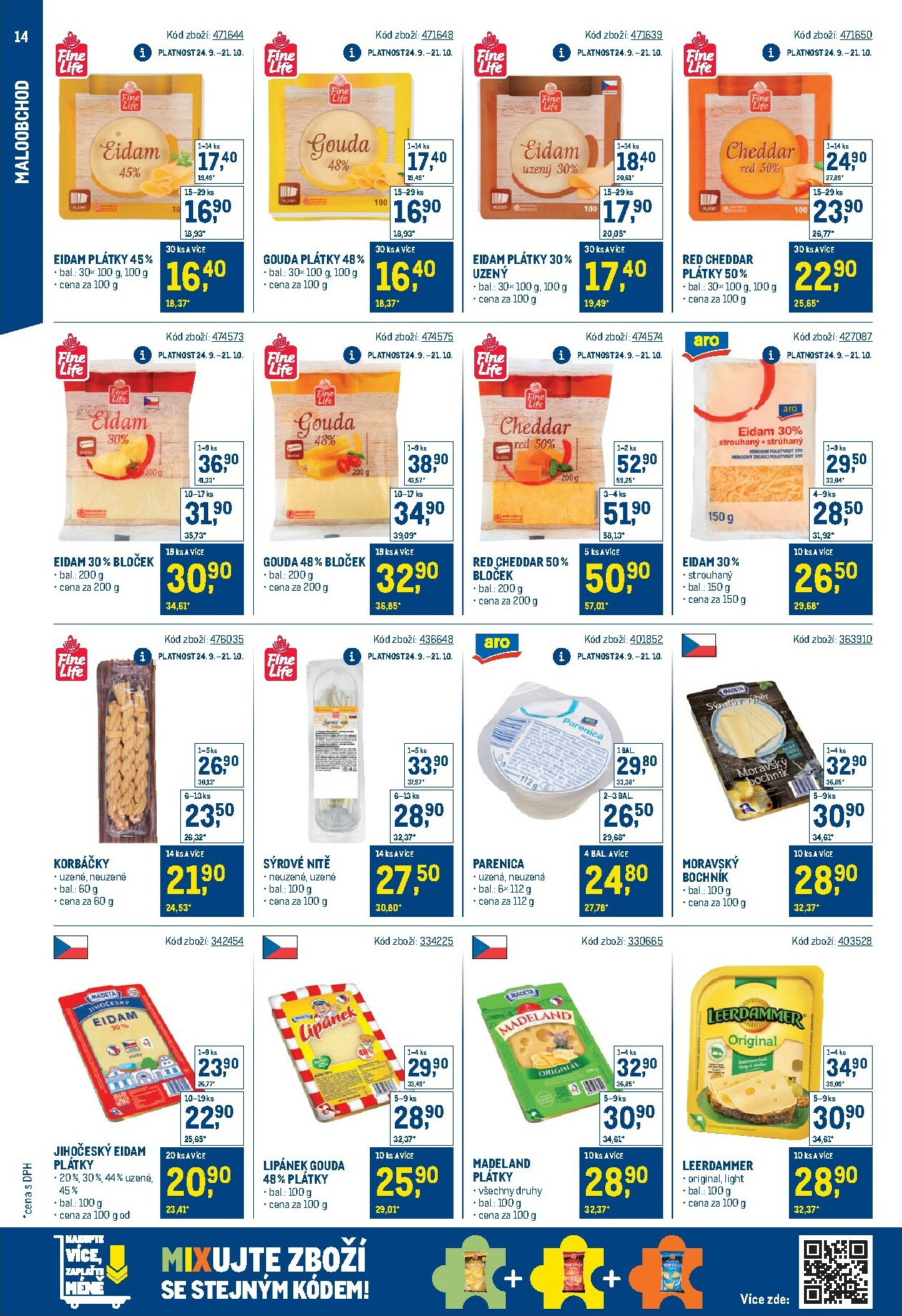 makro - Leták Makro - Stabilně výhodná cena - maloobchod od 24.09. do 18.11. - page: 14