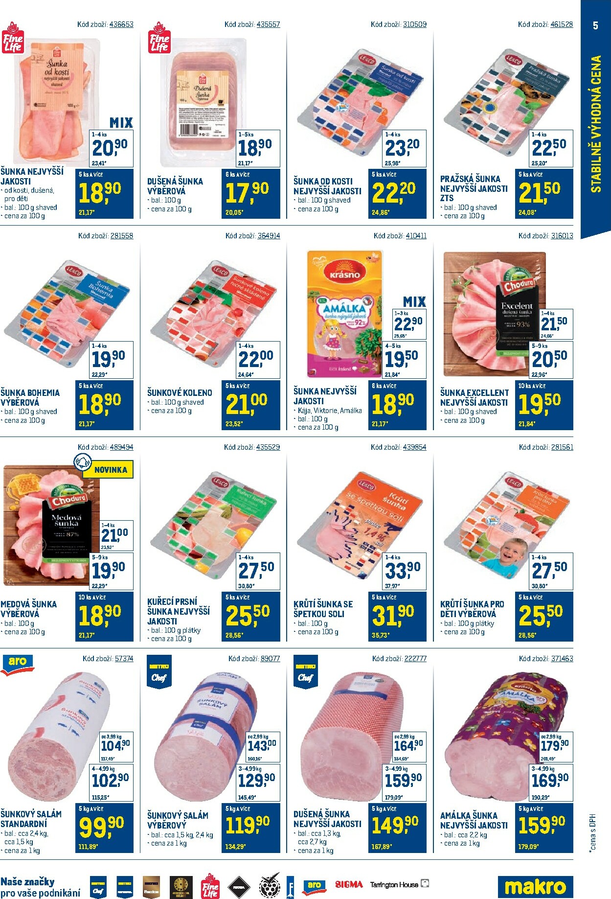 makro - Leták Makro - Stabilně výhodná cena - maloobchod od 24.09. do 18.11. - page: 5
