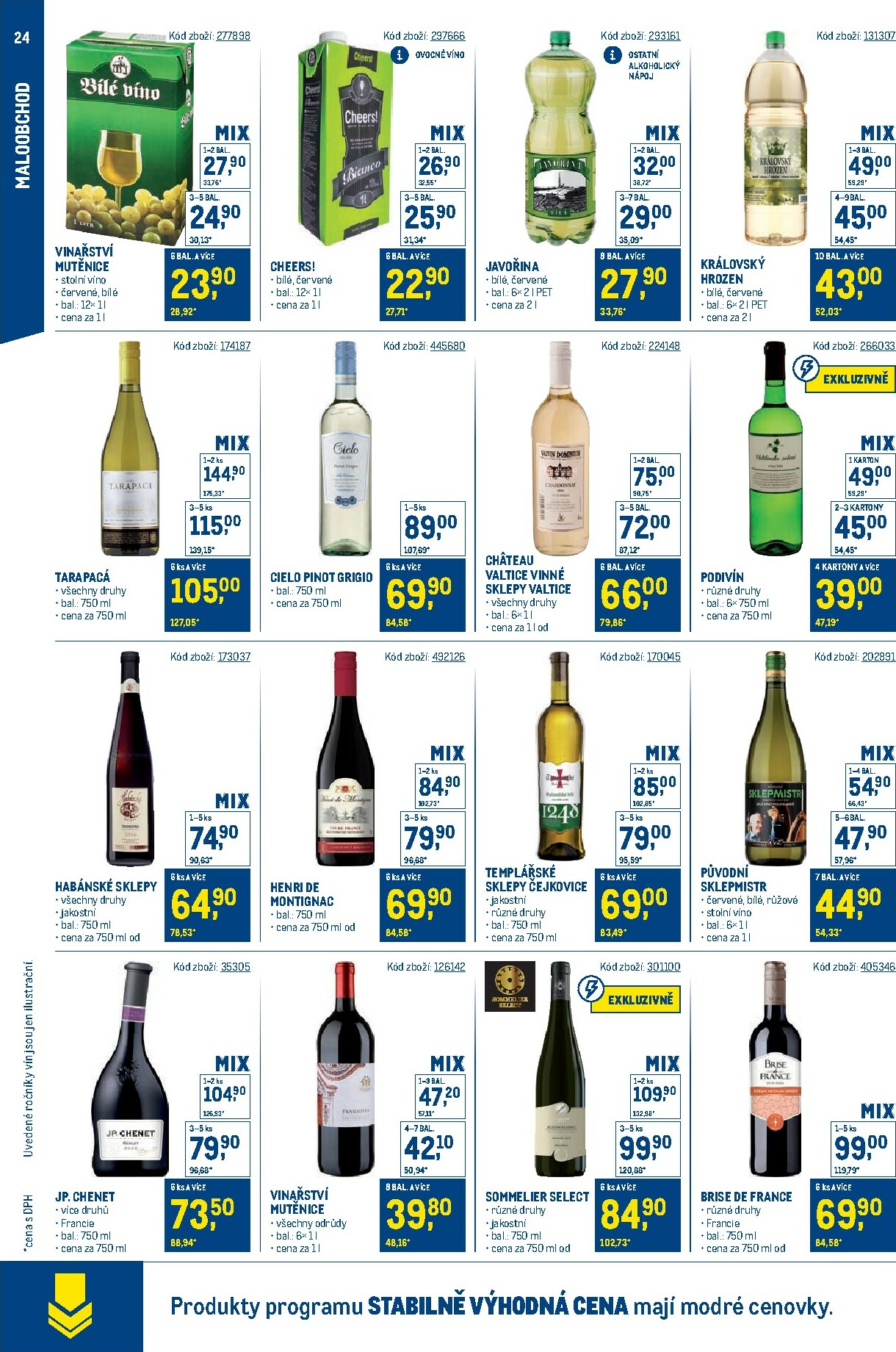 makro - Leták Makro - Stabilně výhodná cena - maloobchod od 24.09. do 18.11. - page: 24