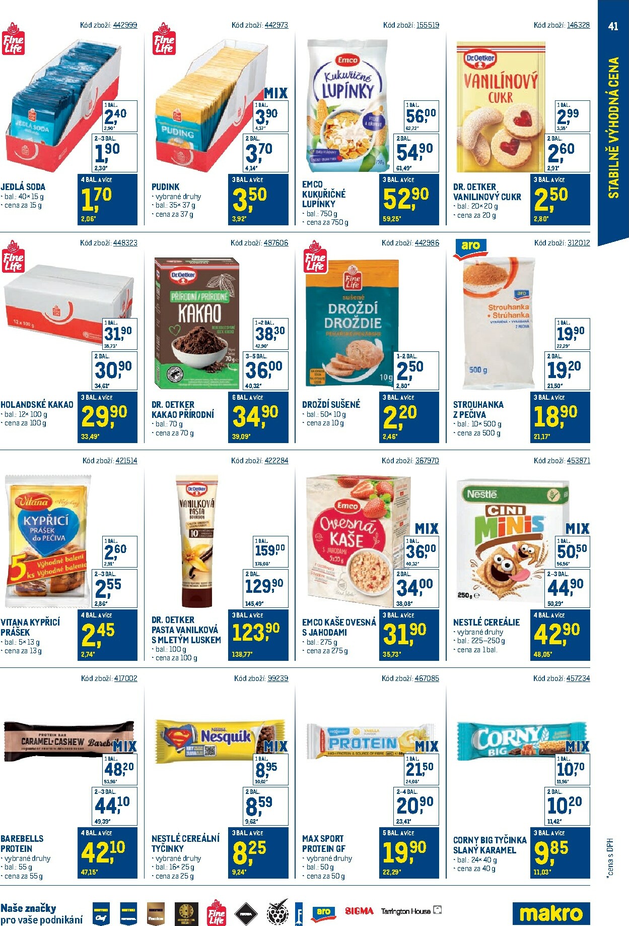 makro - Leták Makro - Stabilně výhodná cena - maloobchod od 24.09. do 18.11. - page: 41