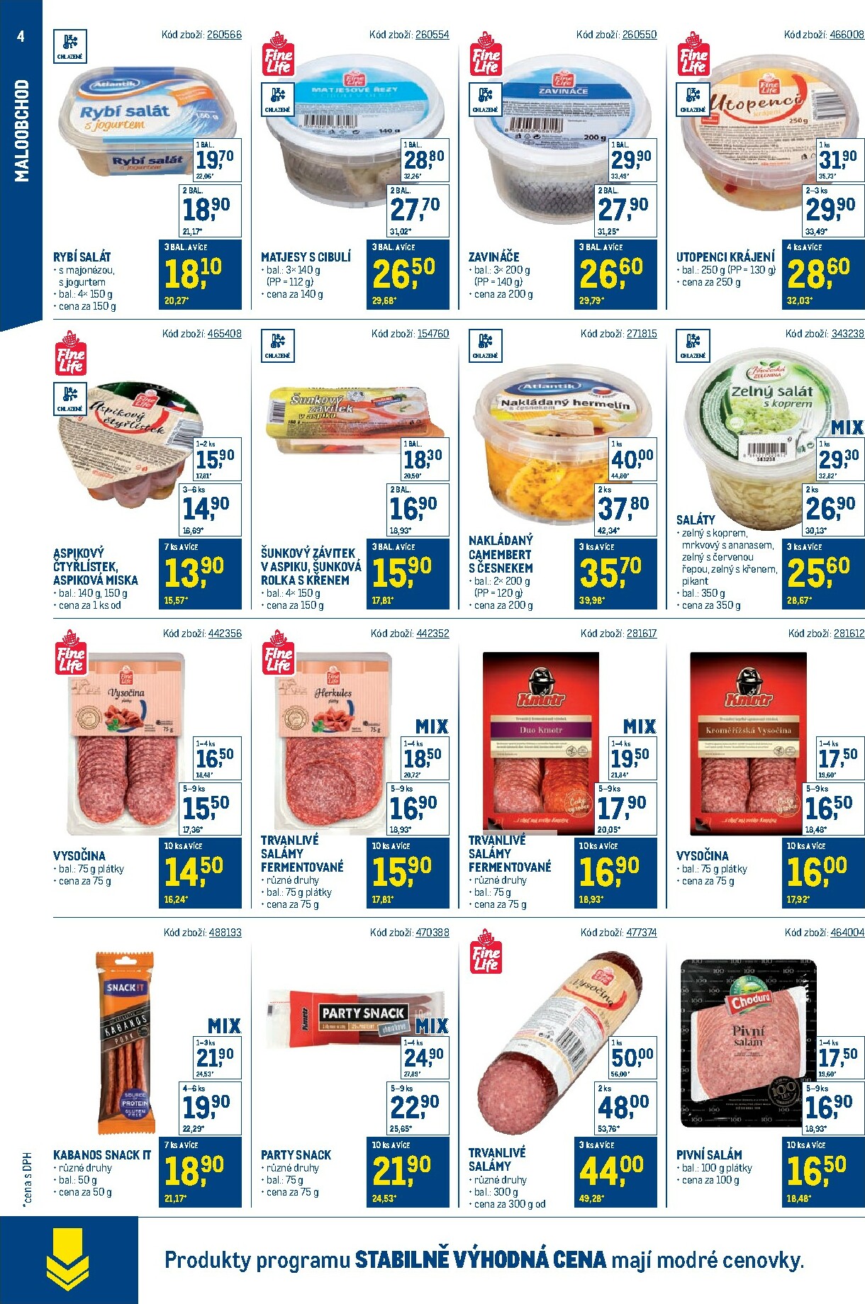 makro - Leták Makro - Stabilně výhodná cena - maloobchod od 24.09. do 18.11. - page: 4