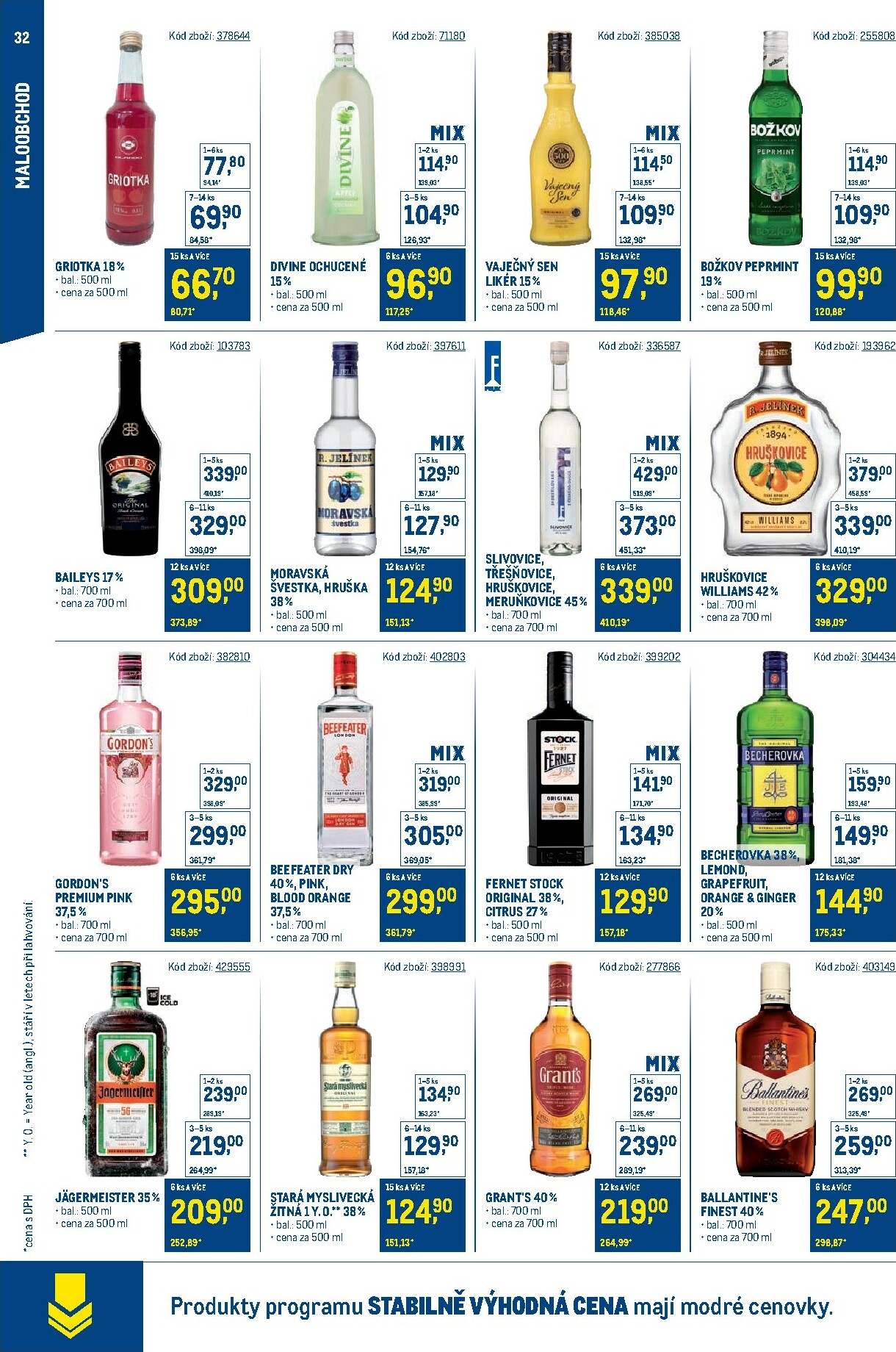 makro - Leták Makro - Stabilně výhodná cena - maloobchod od 24.09. do 18.11. - page: 32