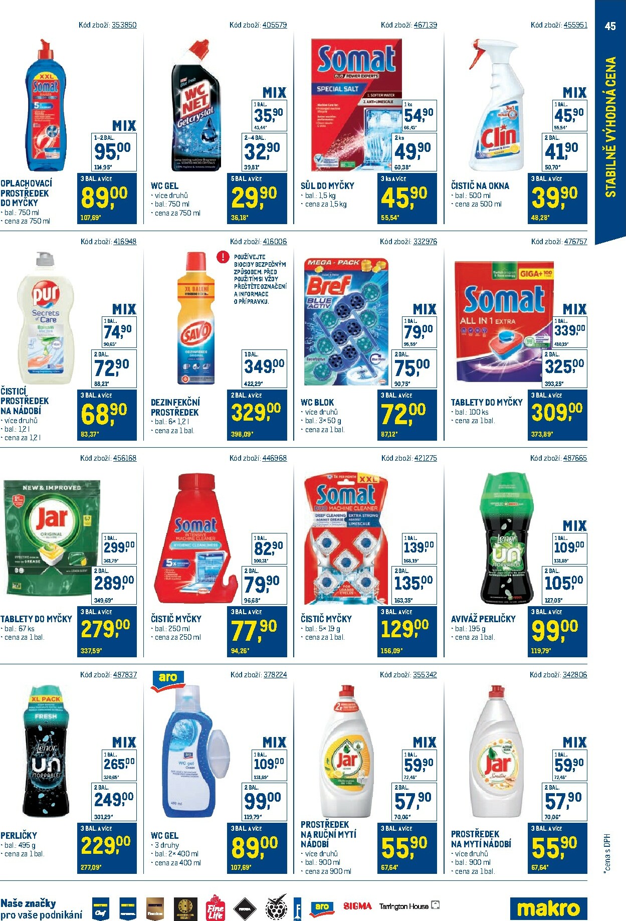 makro - Leták Makro - Stabilně výhodná cena - maloobchod od 24.09. do 18.11. - page: 45