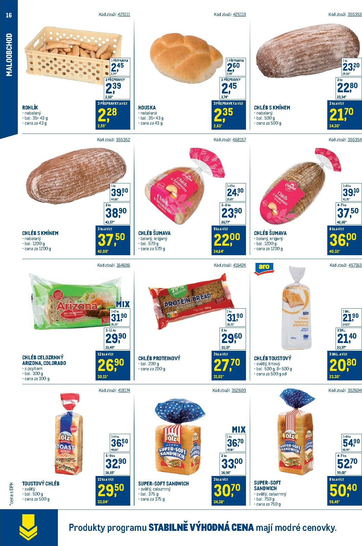 makro - Leták Makro - Stabilně výhodná cena - maloobchod od 24.09. do 18.11. - page: 16