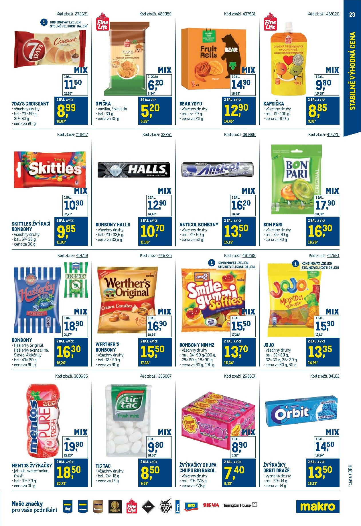 makro - Leták Makro - Stabilně výhodná cena - maloobchod od 24.09. do 18.11. - page: 23