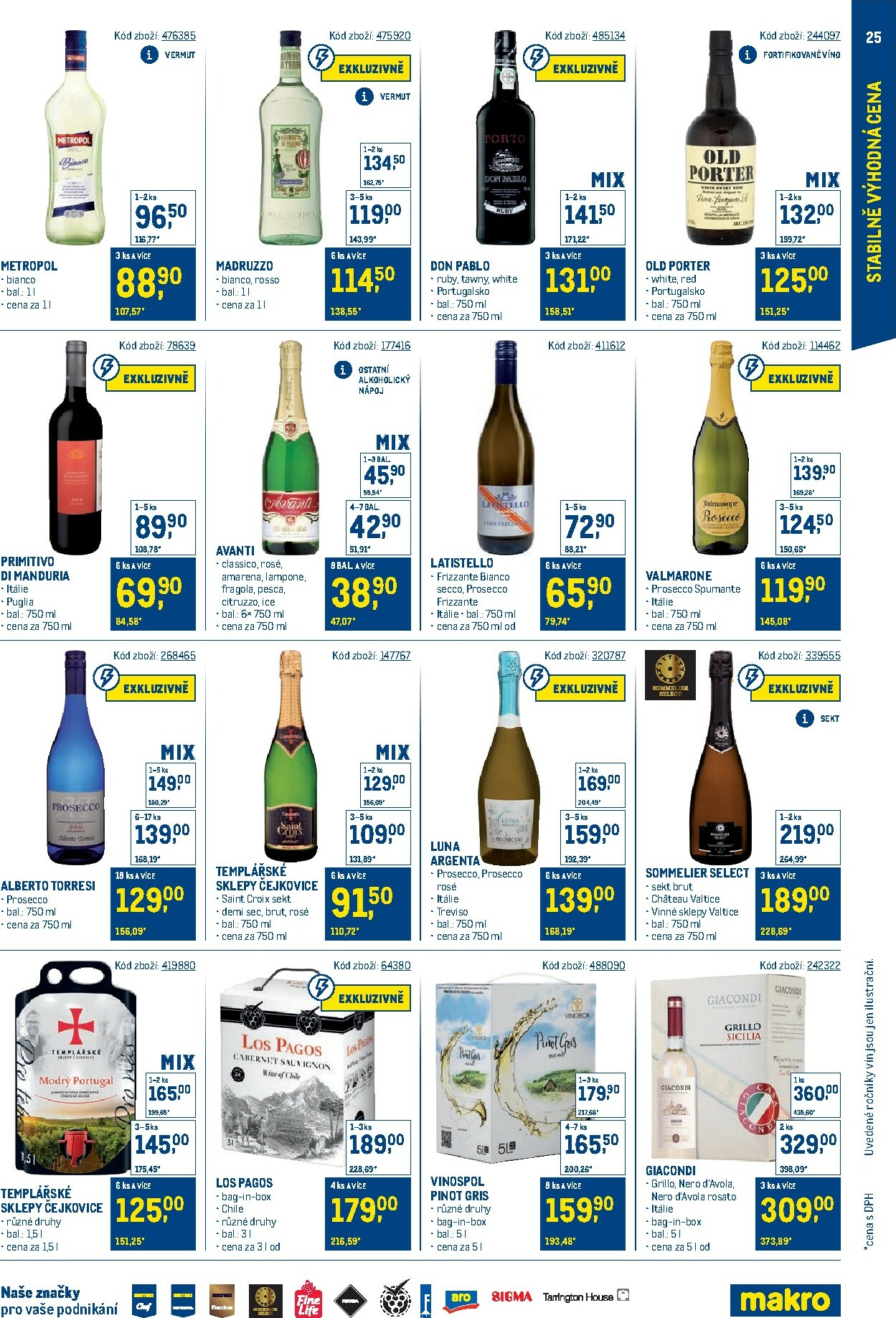makro - Leták Makro - Stabilně výhodná cena - maloobchod od 24.09. do 18.11. - page: 25