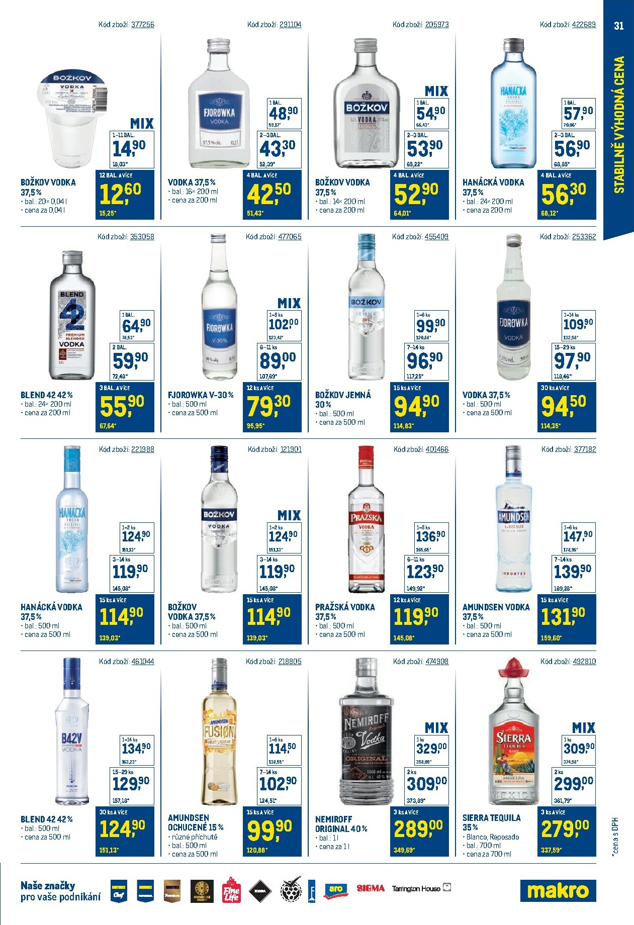 makro - Leták Makro - Stabilně výhodná cena - maloobchod od 24.09. do 18.11. - page: 31