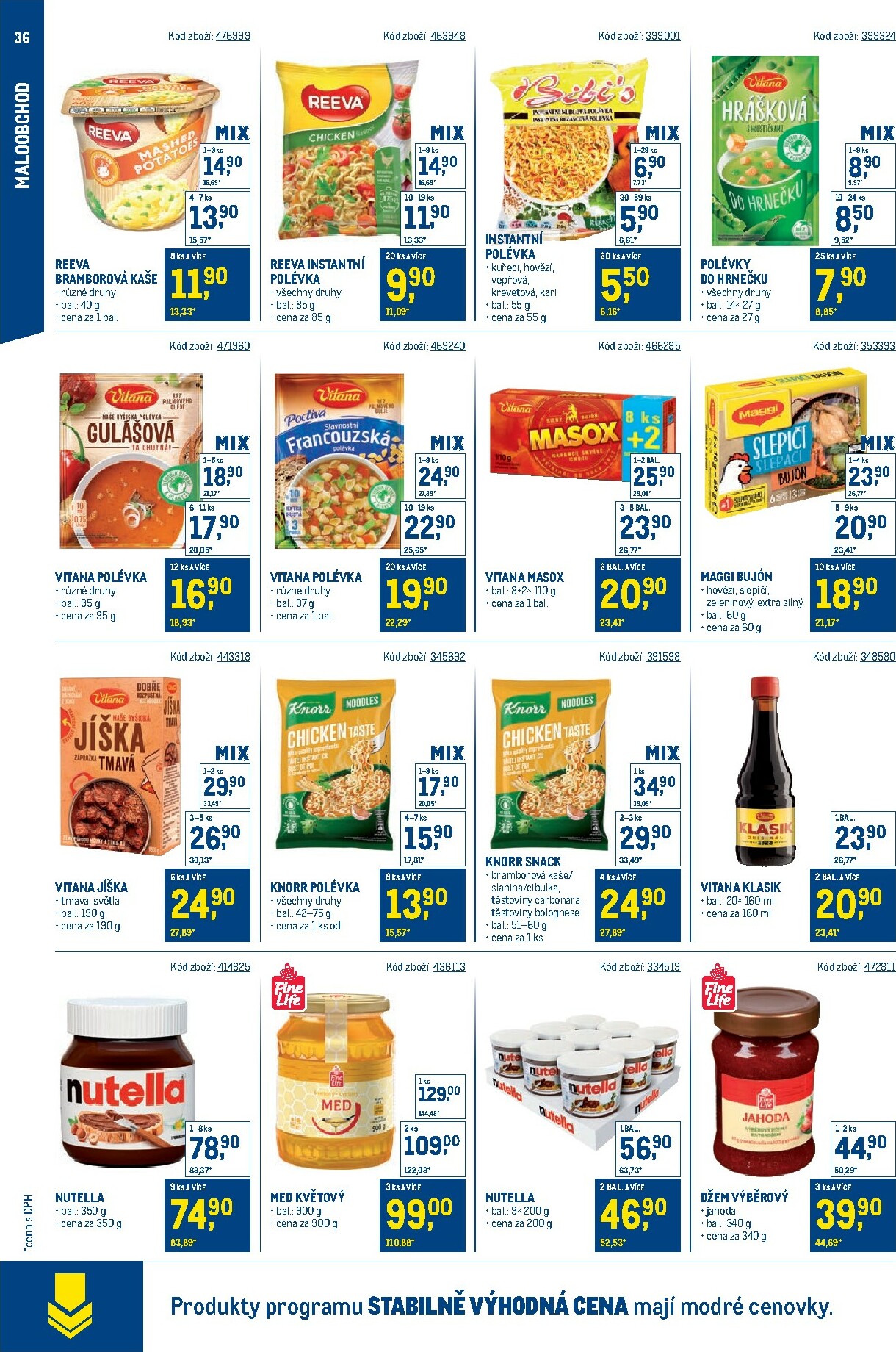 makro - Leták Makro - Stabilně výhodná cena - maloobchod od 24.09. do 18.11. - page: 36