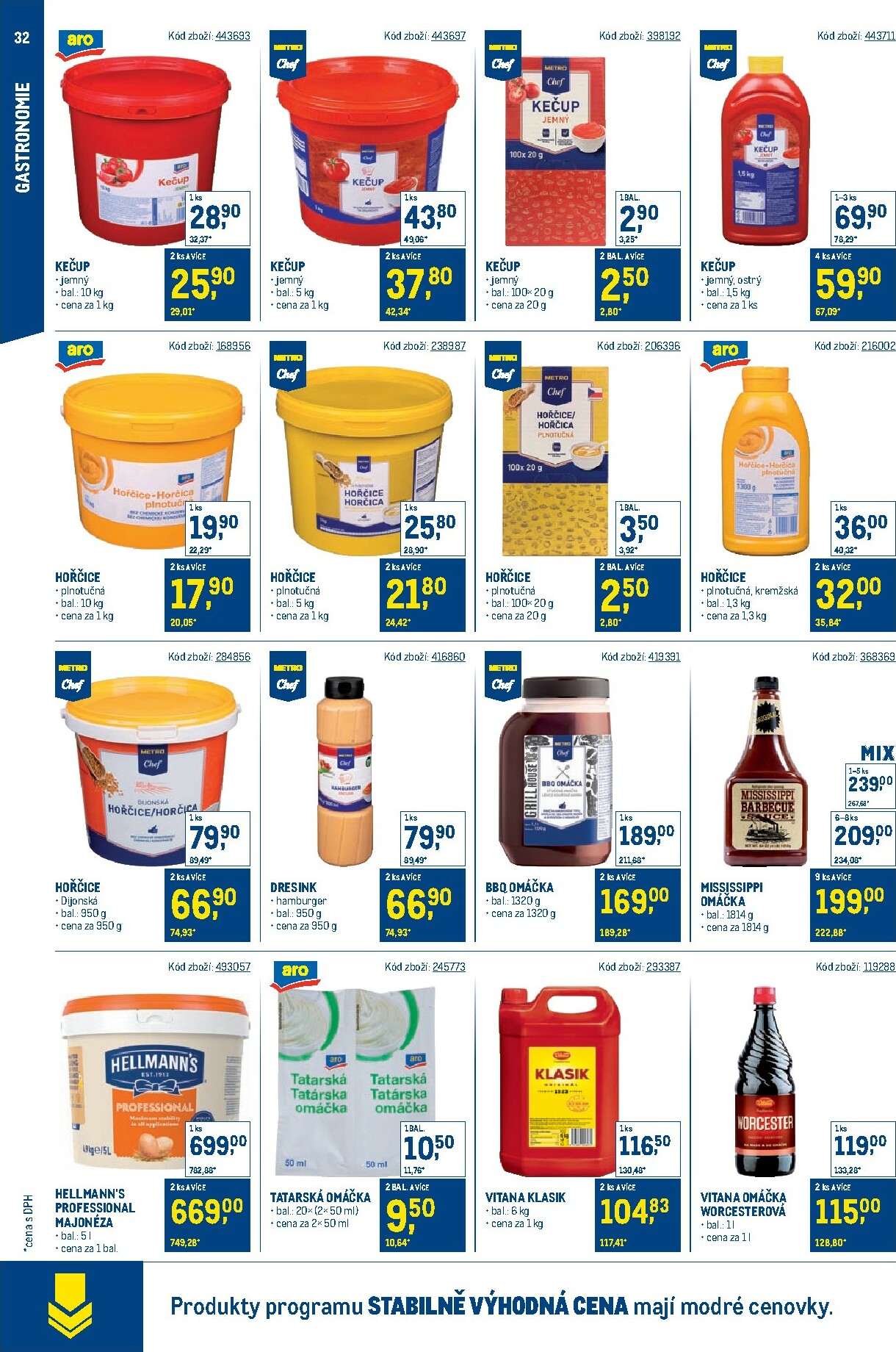 makro - Aktuální leták Makro - Stabilně výhodná cena – gastronomie od 24.09. do 18.11. - page: 32
