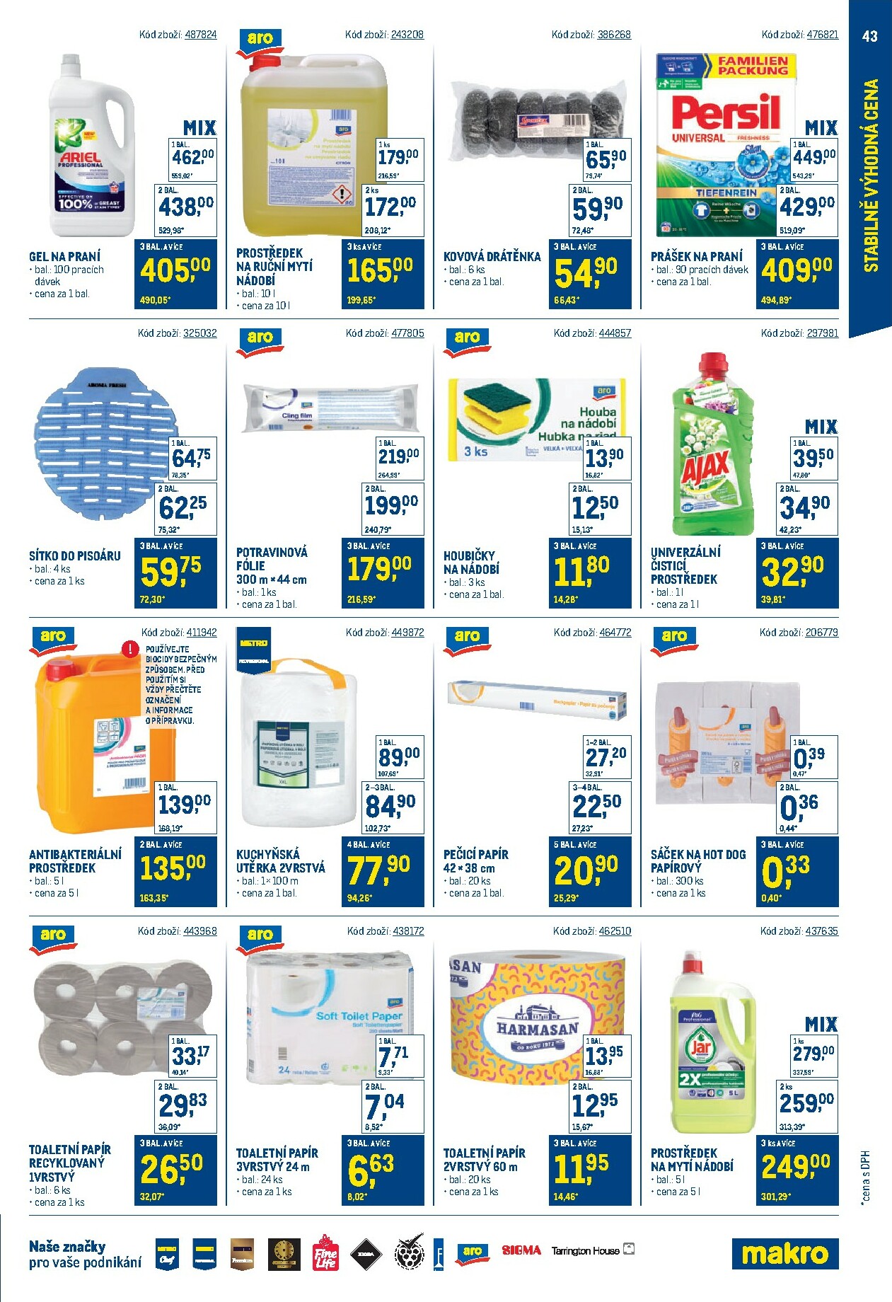 makro - Aktuální leták Makro - Stabilně výhodná cena – gastronomie od 24.09. do 18.11. - page: 43