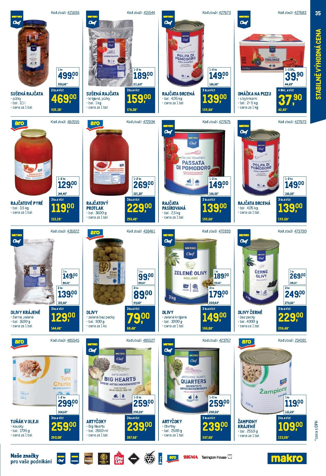 makro - Aktuální leták Makro - Stabilně výhodná cena – gastronomie od 24.09. do 18.11. - page: 35