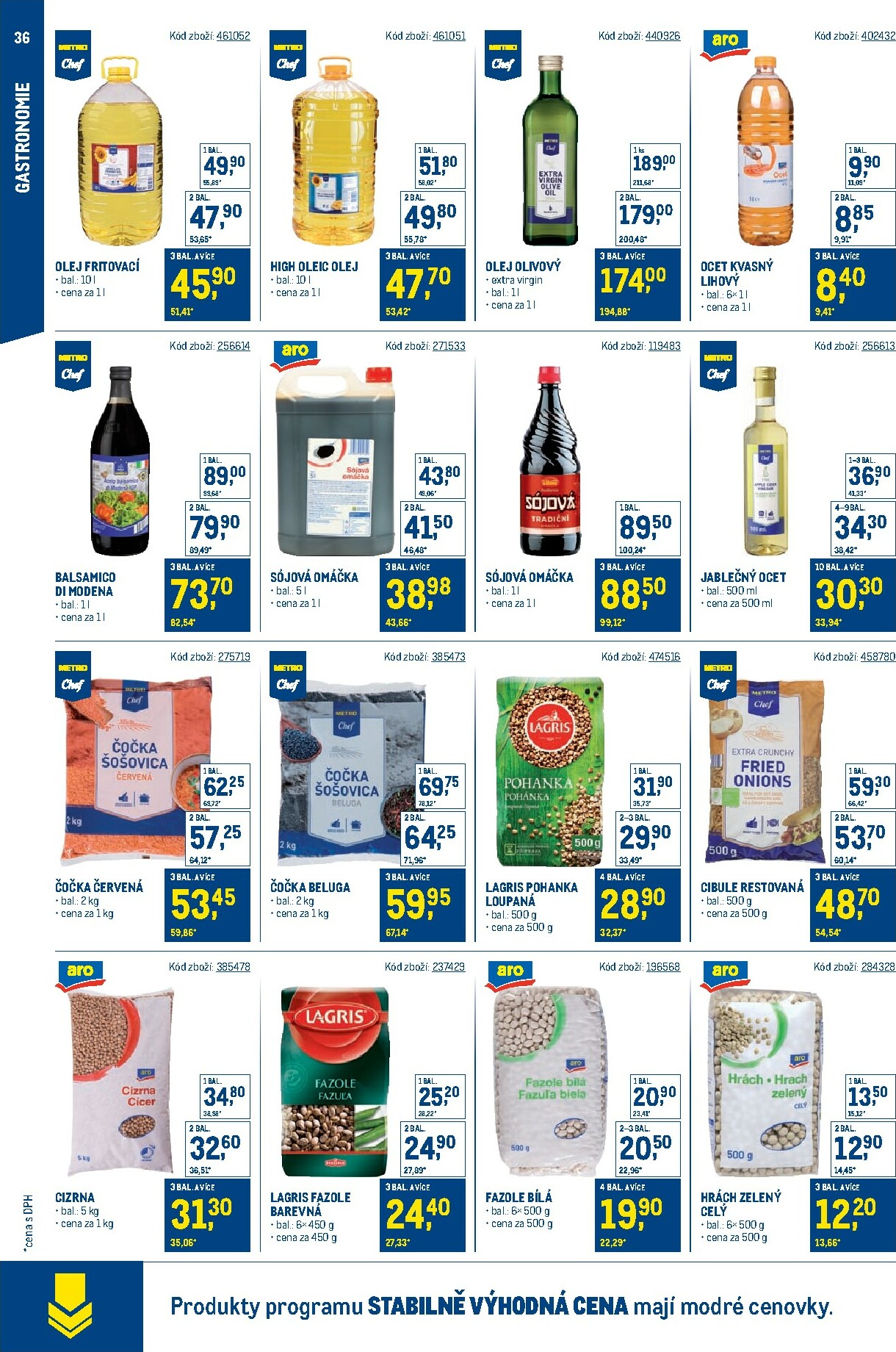 makro - Aktuální leták Makro - Stabilně výhodná cena – gastronomie od 24.09. do 18.11. - page: 36