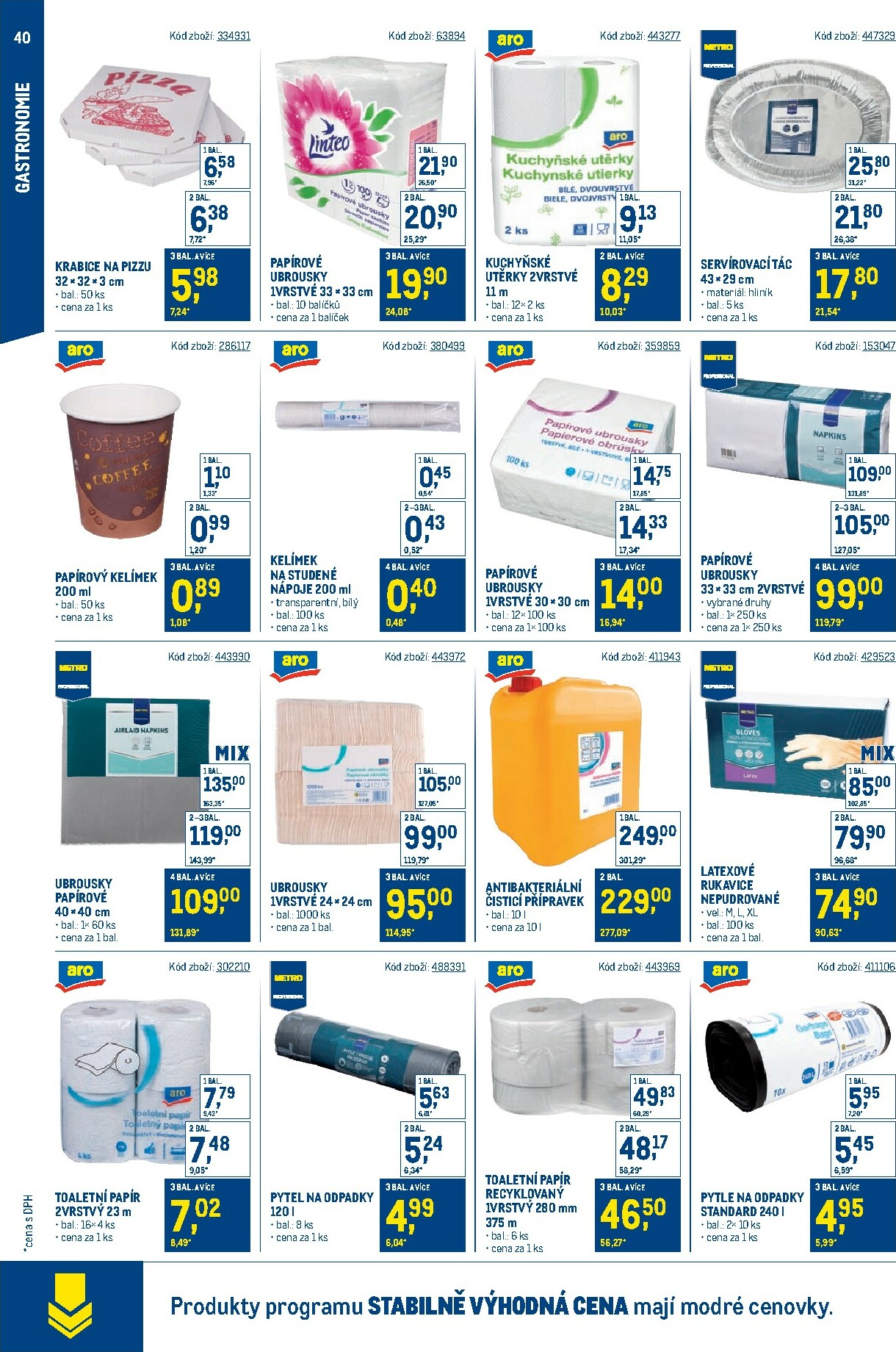 makro - Aktuální leták Makro - Stabilně výhodná cena – gastronomie od 24.09. do 18.11. - page: 40