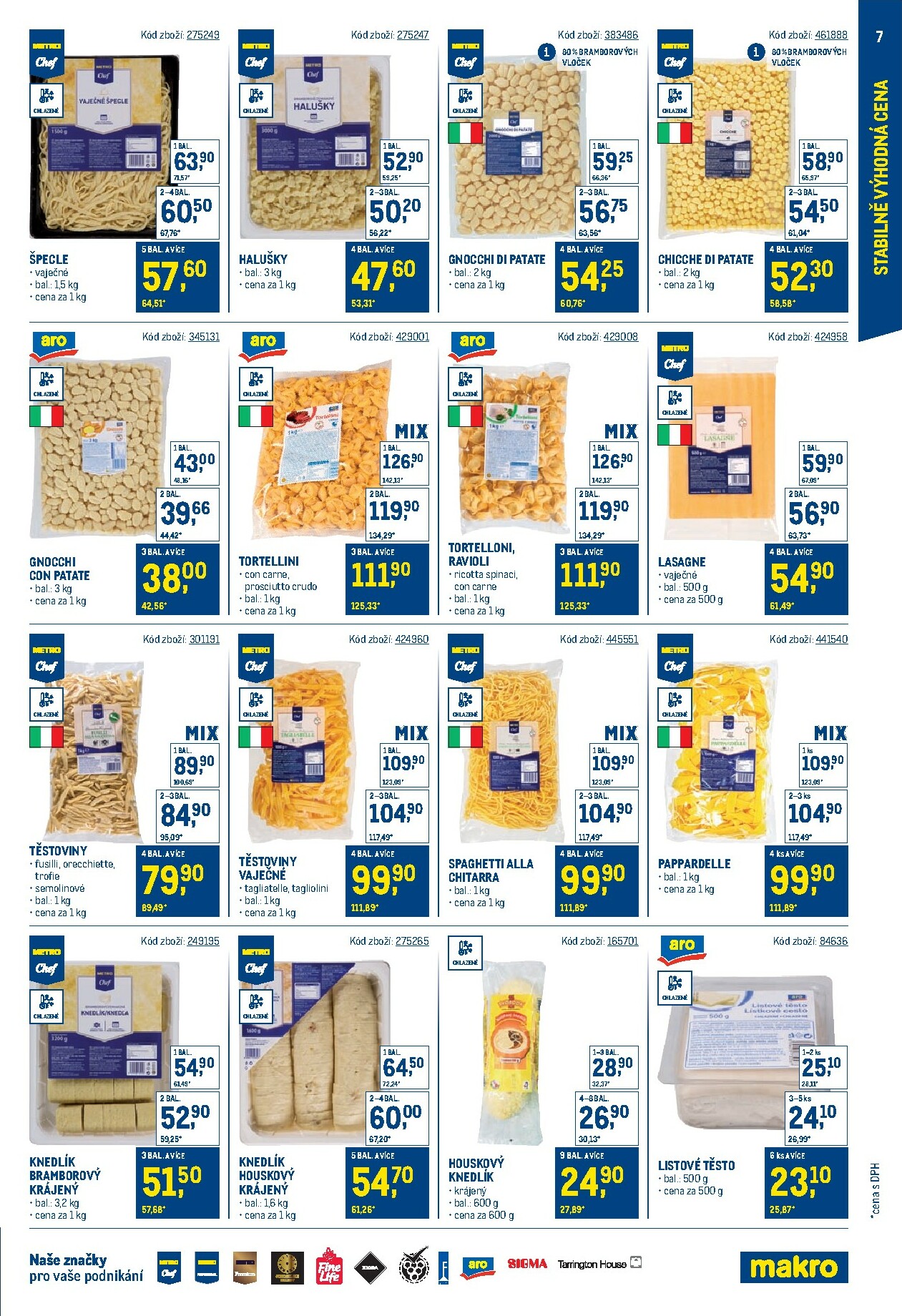 makro - Aktuální leták Makro - Stabilně výhodná cena – gastronomie od 24.09. do 18.11. - page: 7