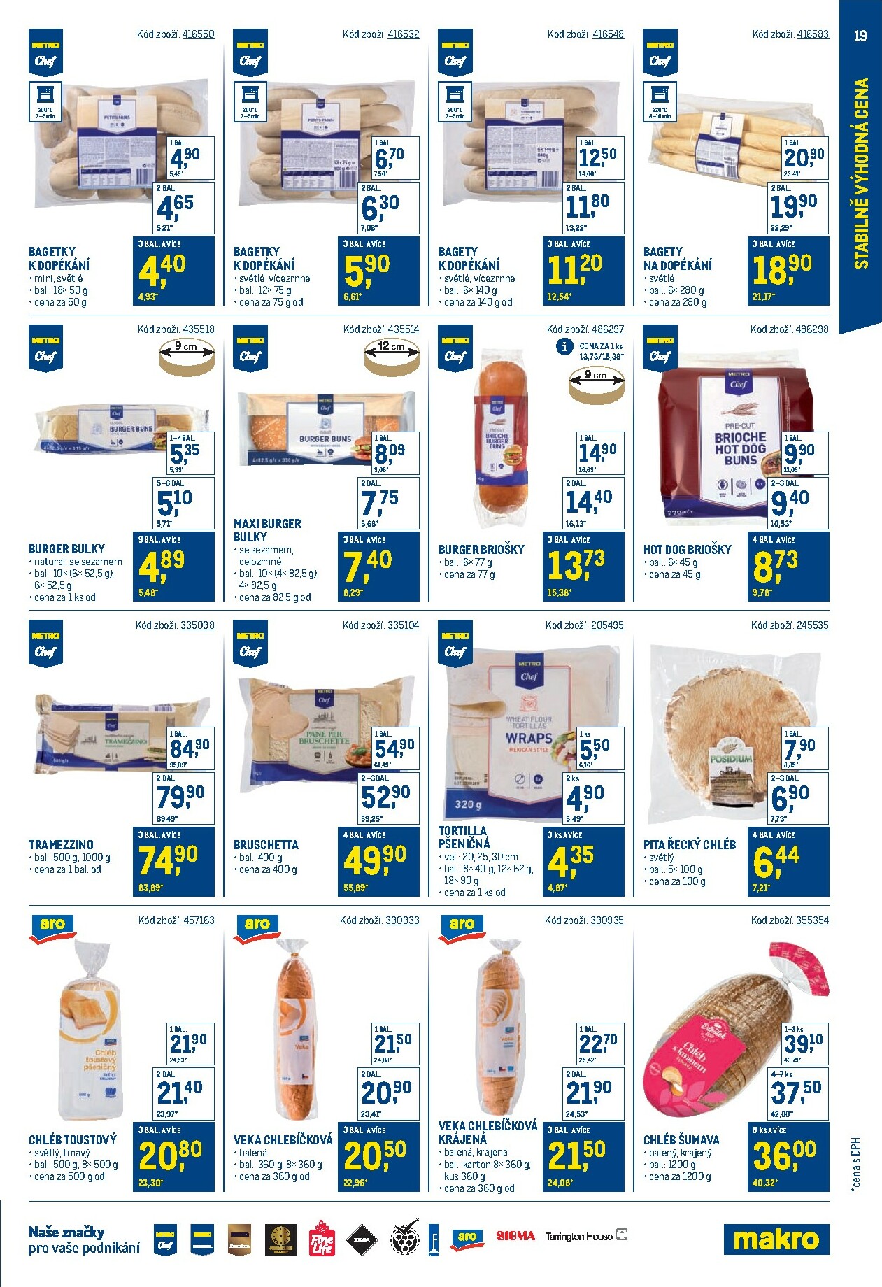 makro - Aktuální leták Makro - Stabilně výhodná cena – gastronomie od 24.09. do 18.11. - page: 19