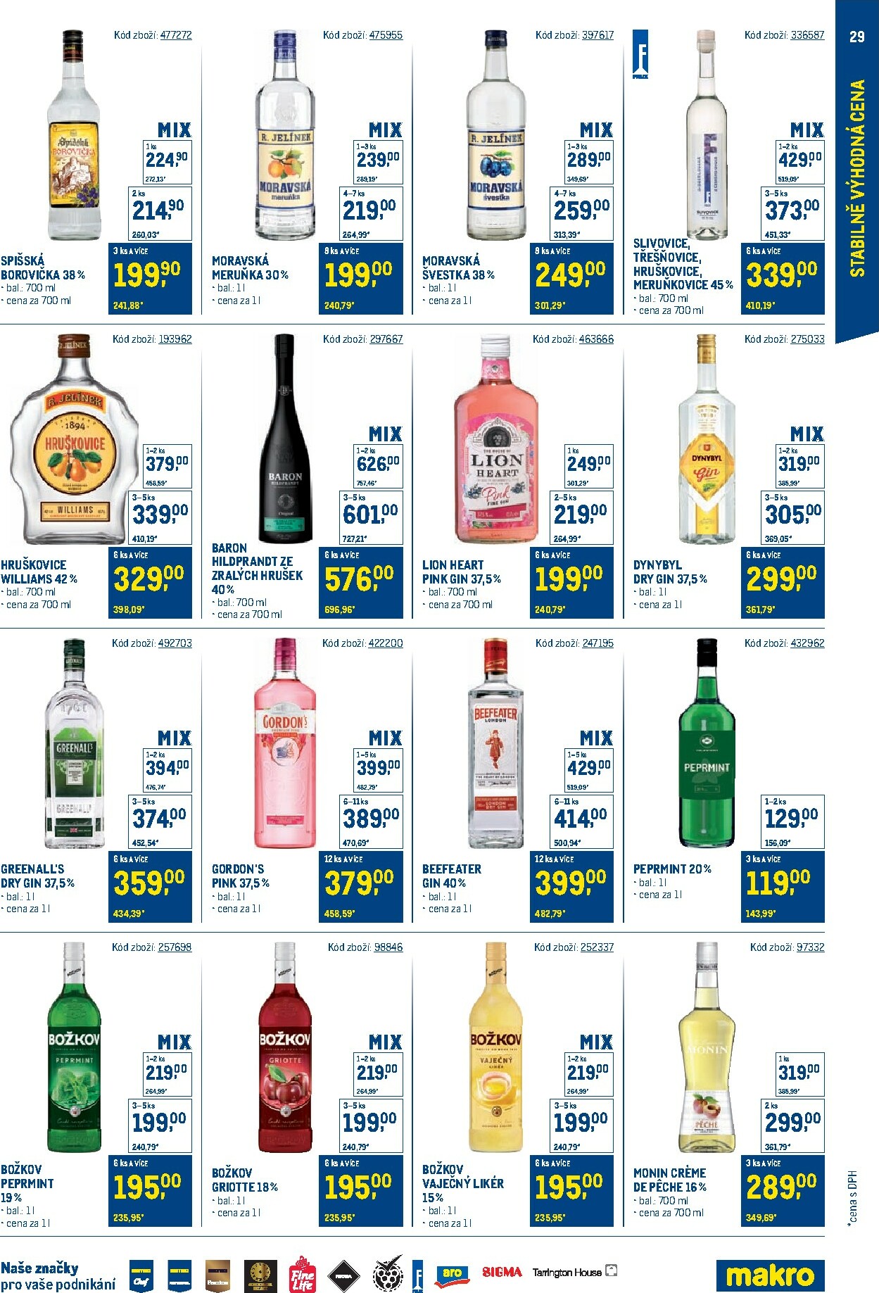 makro - Aktuální leták Makro - Stabilně výhodná cena – gastronomie od 24.09. do 18.11. - page: 29