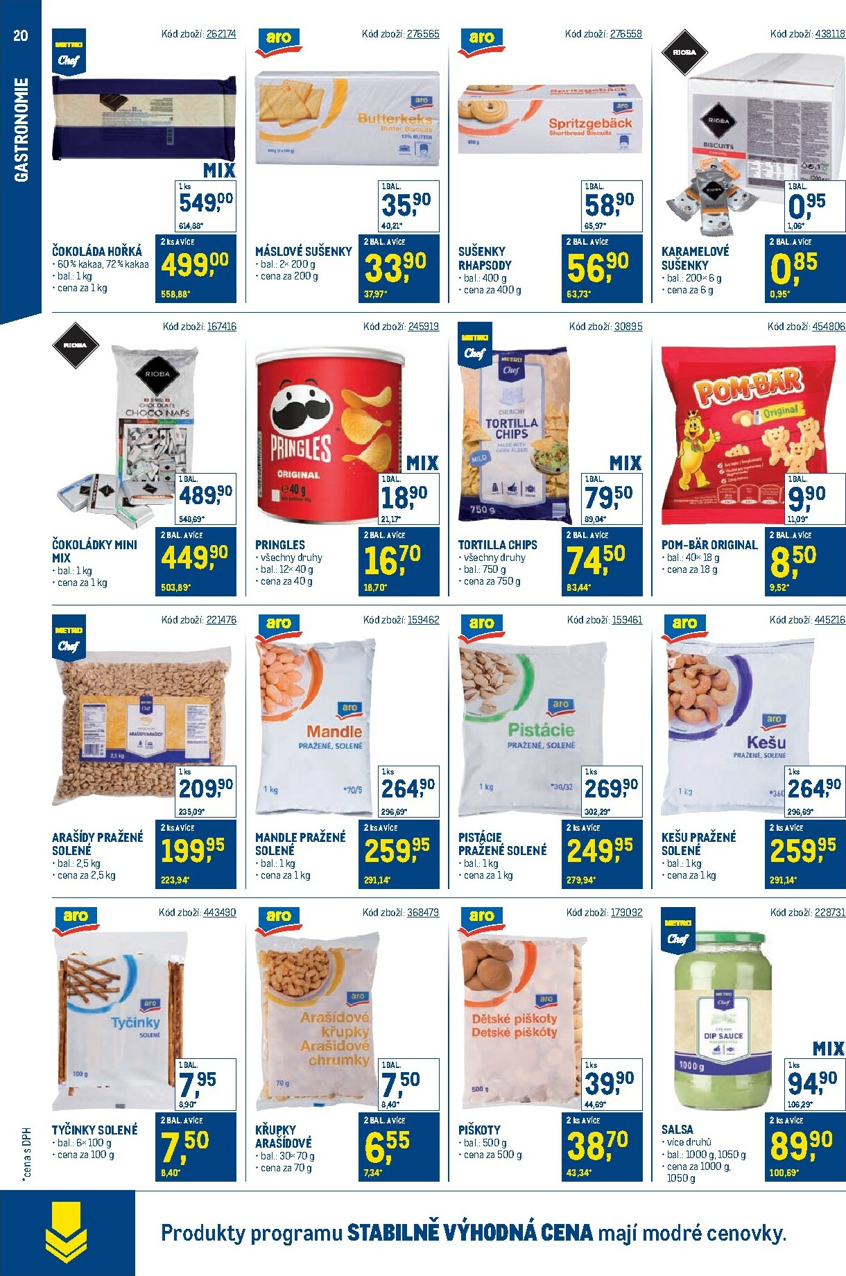 makro - Aktuální leták Makro - Stabilně výhodná cena – gastronomie od 24.09. do 18.11. - page: 20