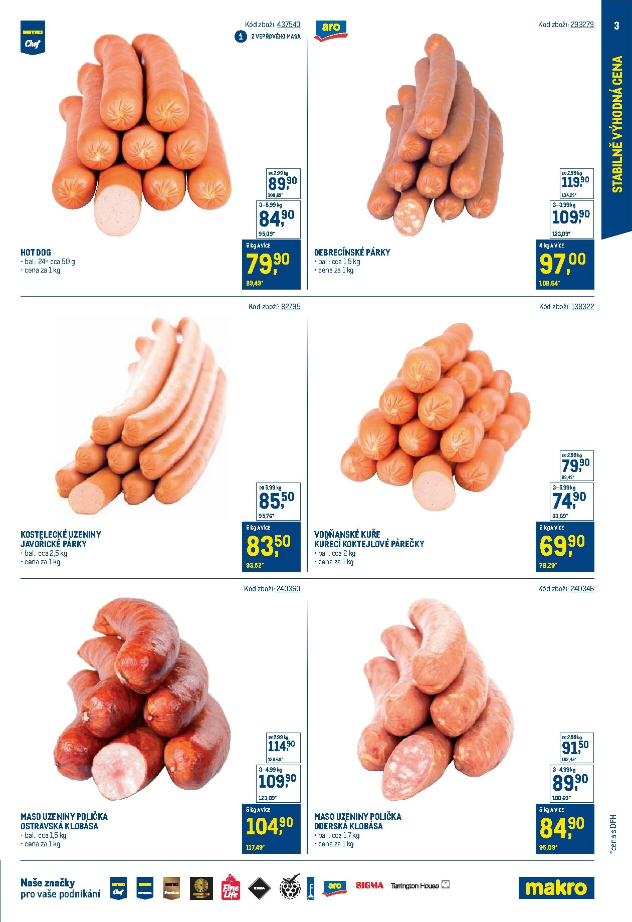 makro - Aktuální leták Makro - Stabilně výhodná cena – gastronomie od 24.09. do 18.11. - page: 3