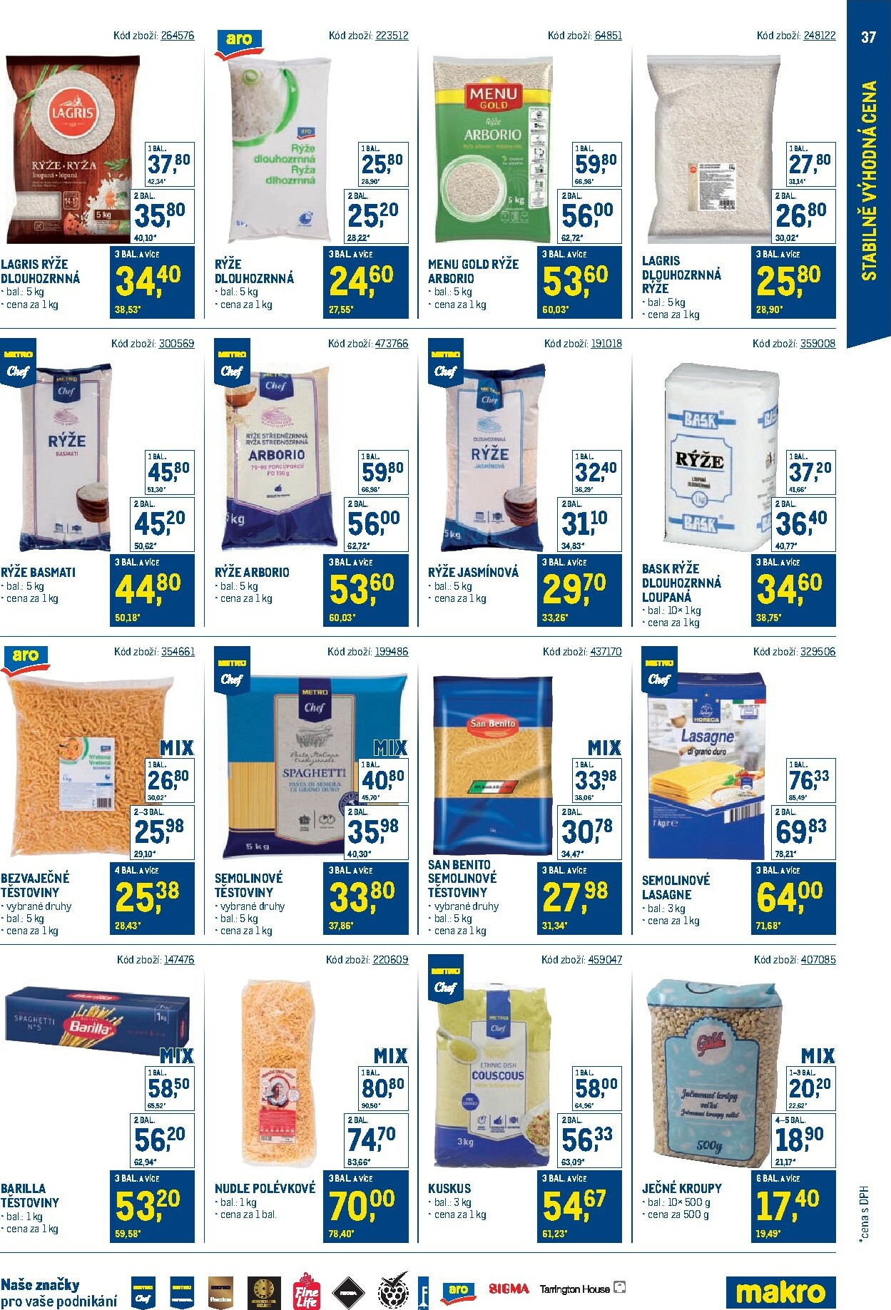 makro - Aktuální leták Makro - Stabilně výhodná cena – gastronomie od 24.09. do 18.11. - page: 37