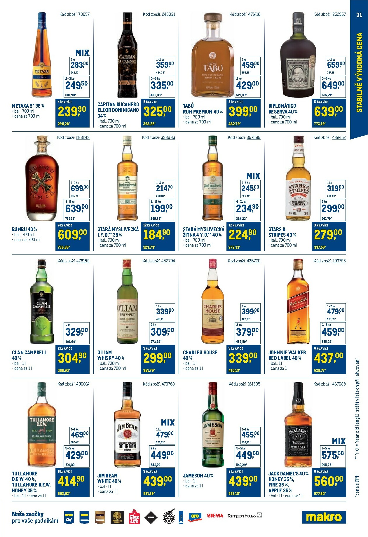 makro - Aktuální leták Makro - Stabilně výhodná cena – gastronomie od 24.09. do 18.11. - page: 31