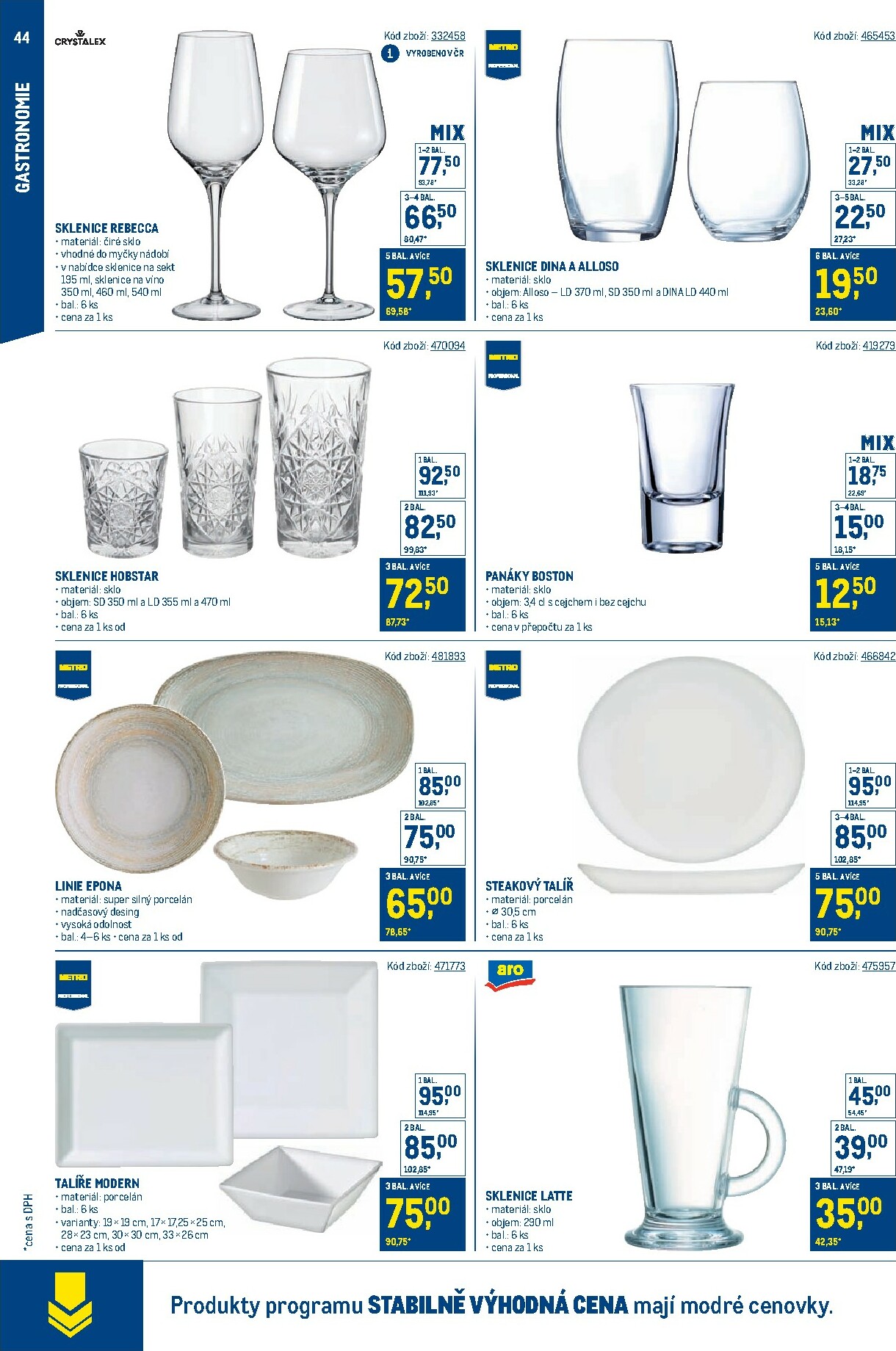 makro - Aktuální leták Makro - Stabilně výhodná cena – gastronomie od 24.09. do 18.11. - page: 44