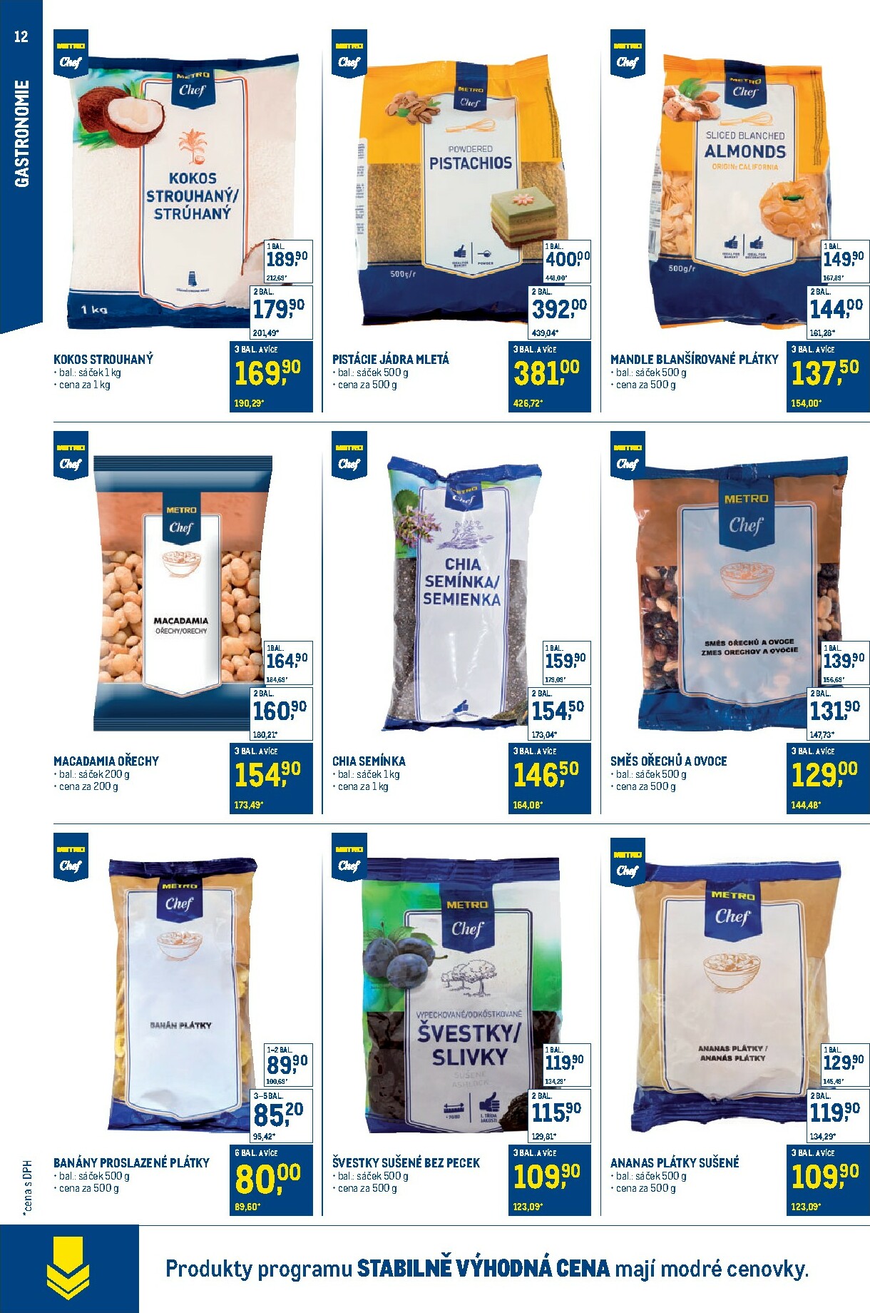 makro - Aktuální leták Makro - Stabilně výhodná cena – gastronomie od 24.09. do 18.11. - page: 12
