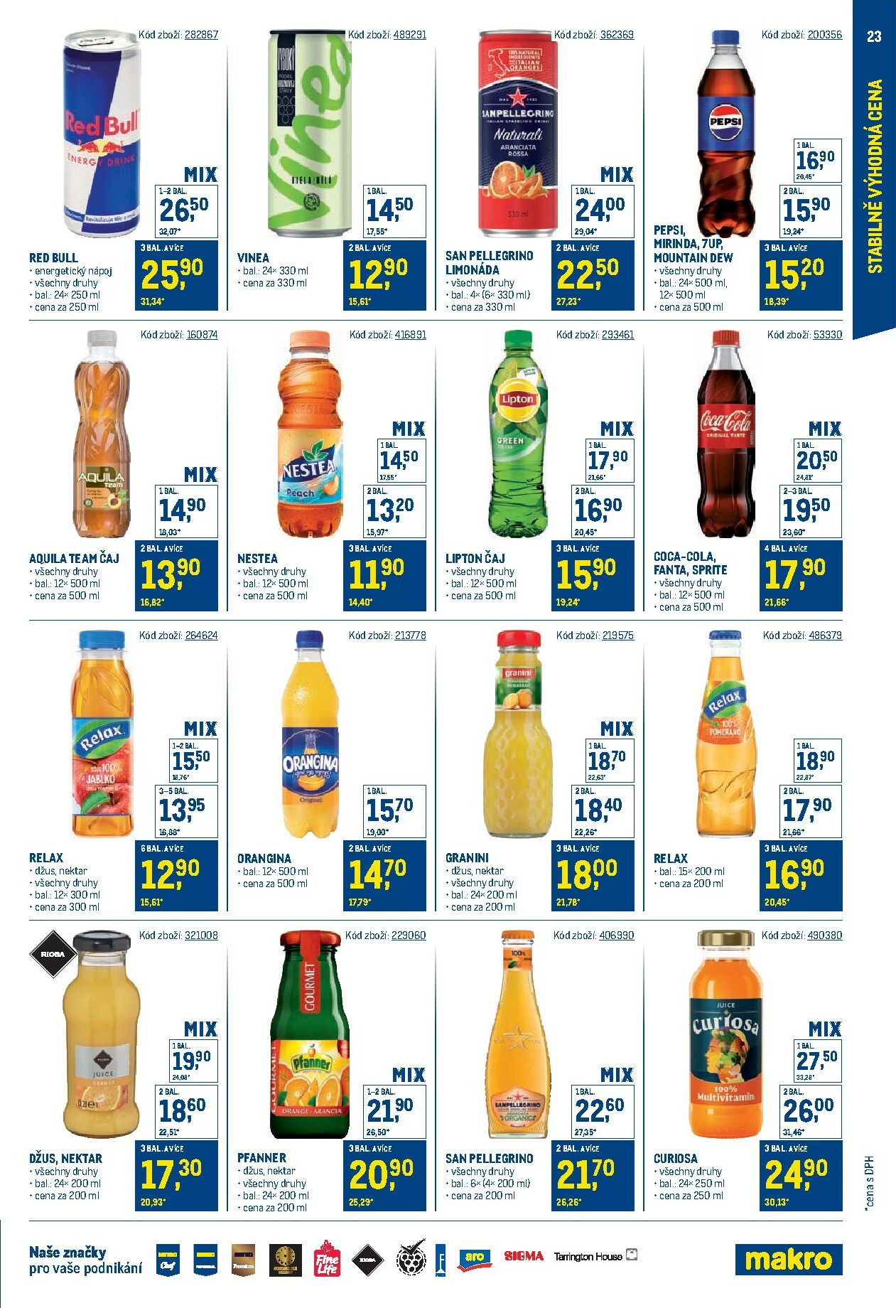 makro - Aktuální leták Makro - Stabilně výhodná cena – gastronomie od 24.09. do 18.11. - page: 23