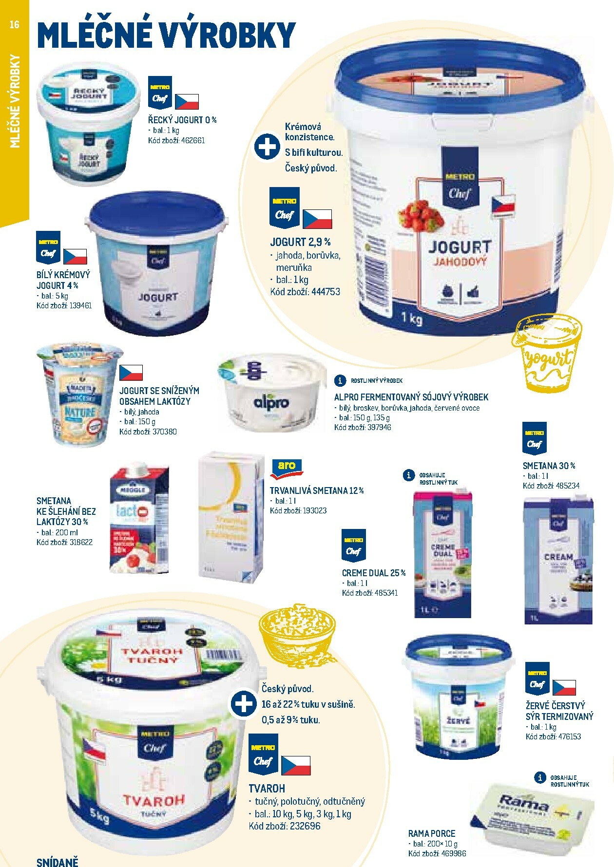 makro - Aktuální leták Makro - Snídaně od 01.10. do 31.05. - page: 16