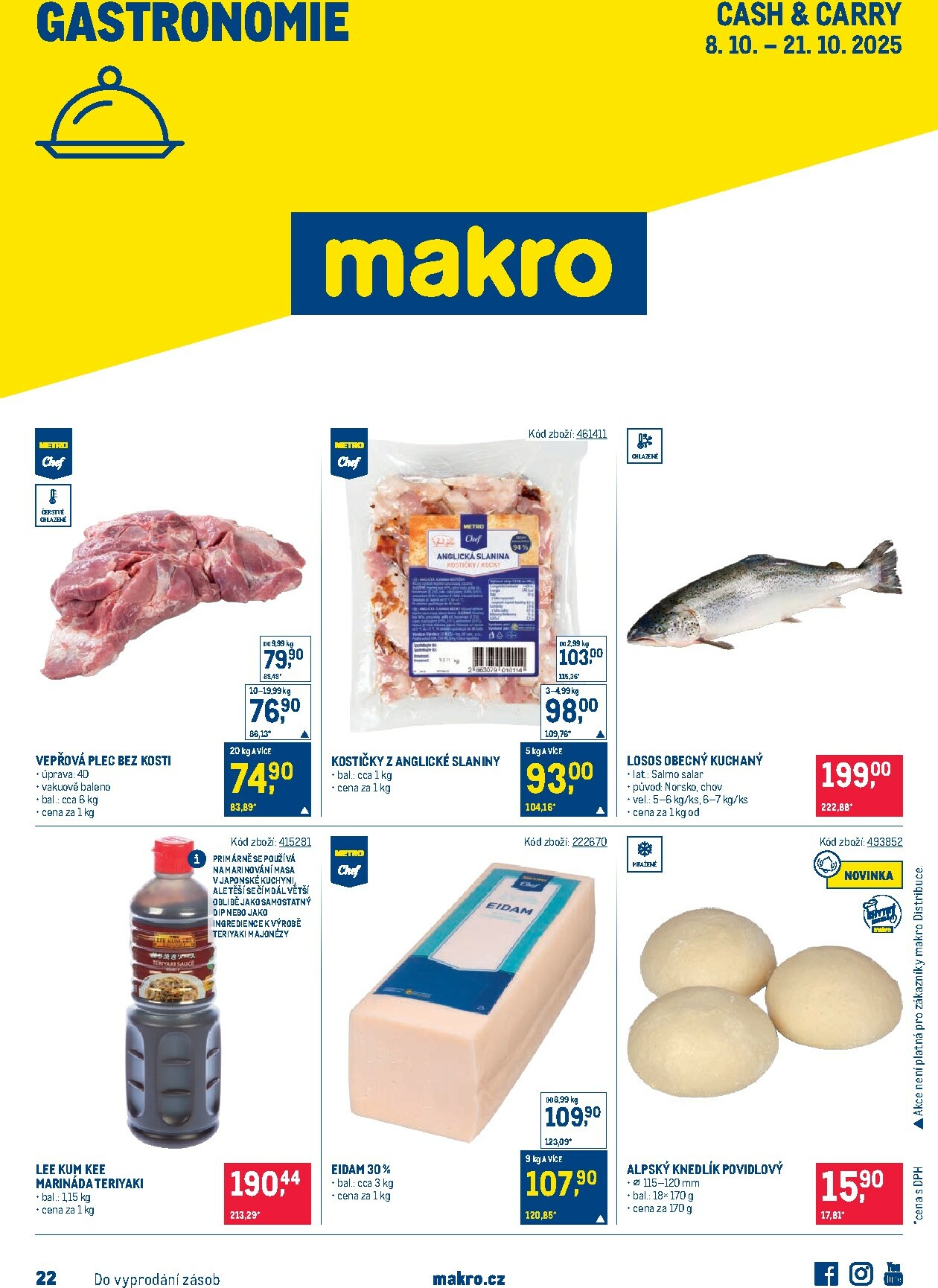 makro - Aktuální leták Makro - Gastronomie od 08.10. do 21.10.