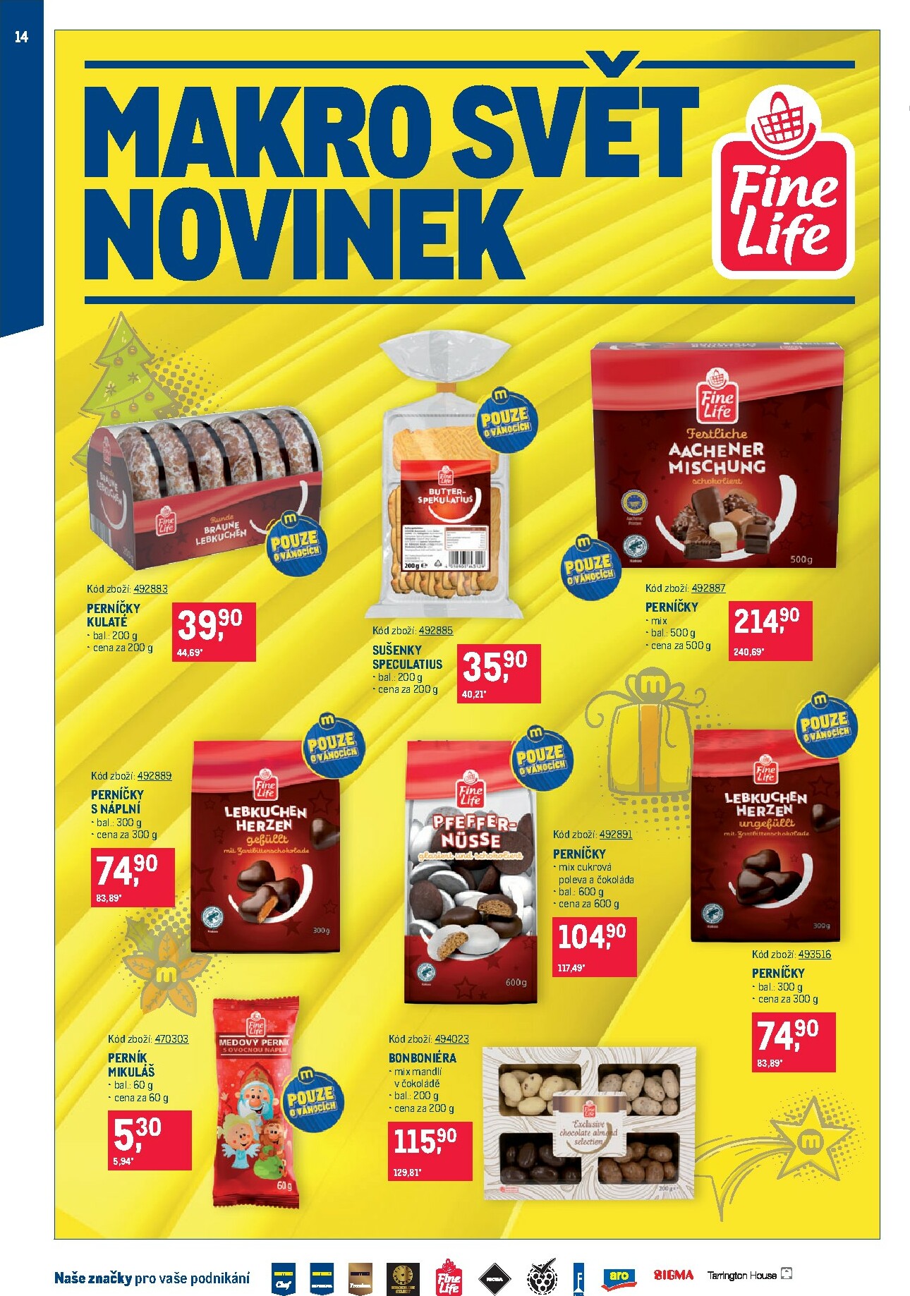 makro - Aktuální leták Makro - Mikulášské čokolády od 08.10. do 18.11. - page: 14