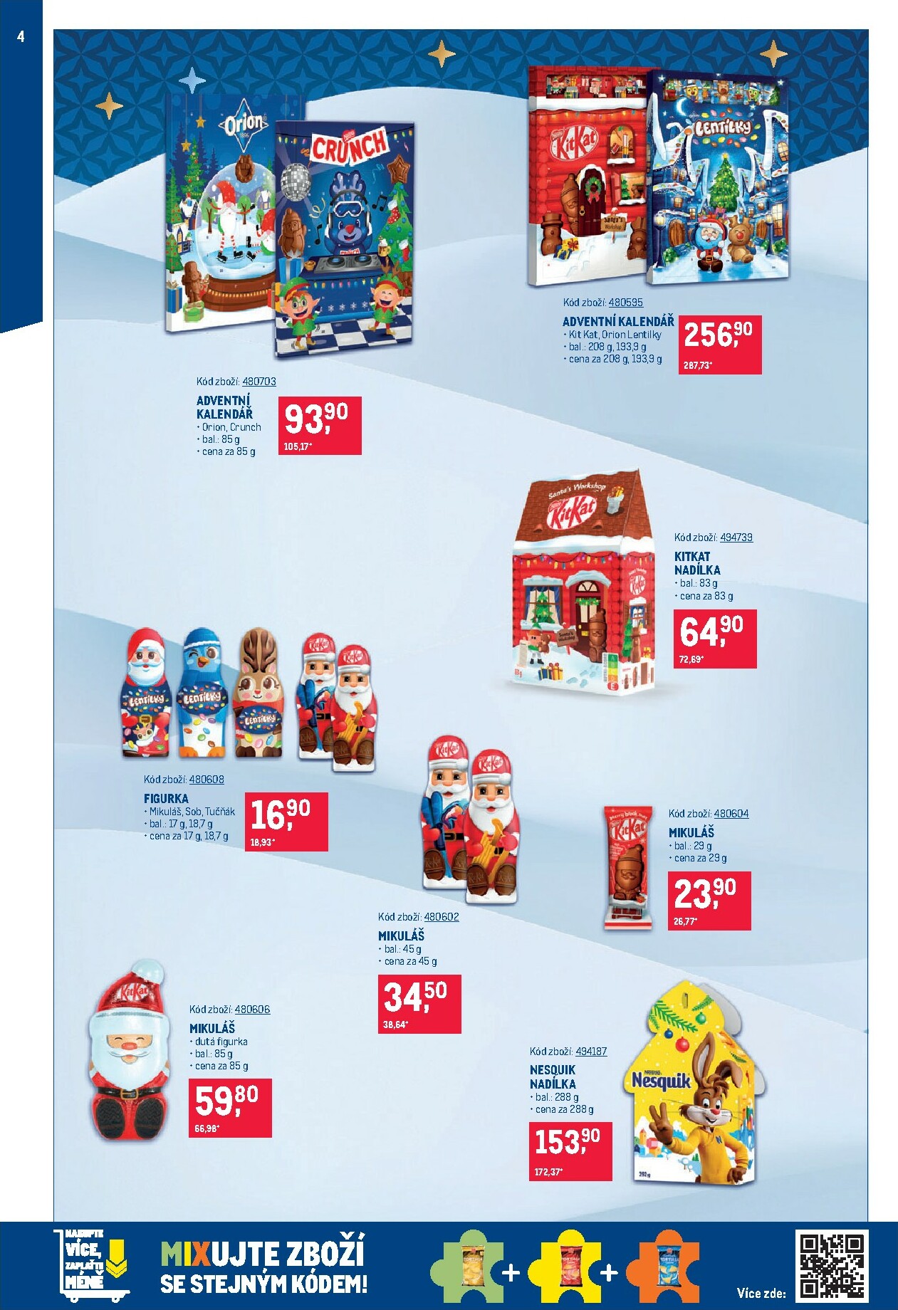 makro - Aktuální leták Makro - Mikulášské čokolády od 08.10. do 18.11. - page: 4