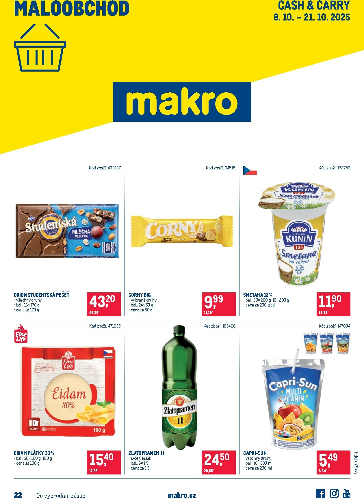 makro - Aktuální leták Makro - Maloobchod od 08.10. do 21.10.